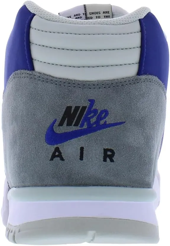 Nike Air Trainer 1 Men's Shoes (FB8886-001, Light Silver/Black/Deep Royal Blue)