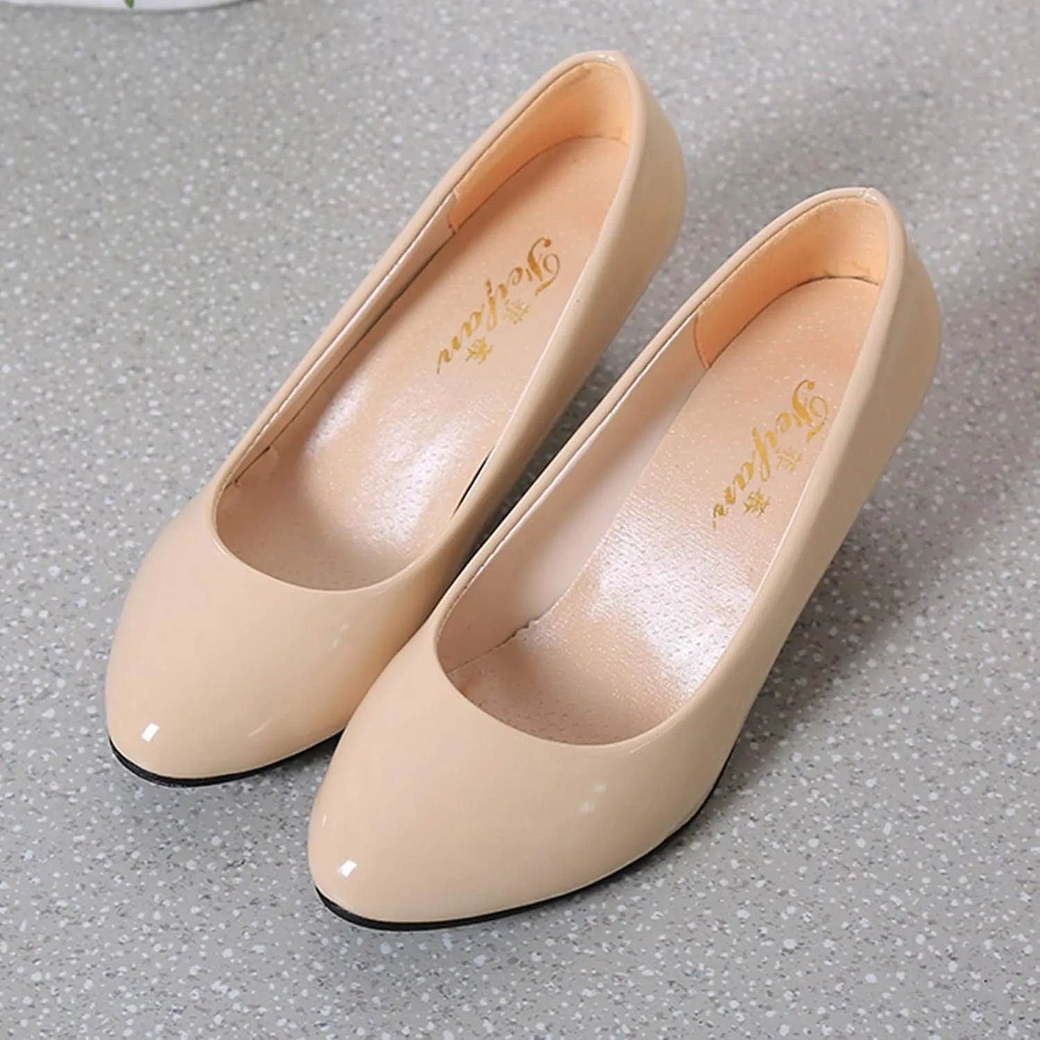 Non Slip Work Shoes Women Loafers for Women Comfortable Dressy Slip onCasual Round Head Christmas Shoes for Women Athletic Tennis Shoes Womens
