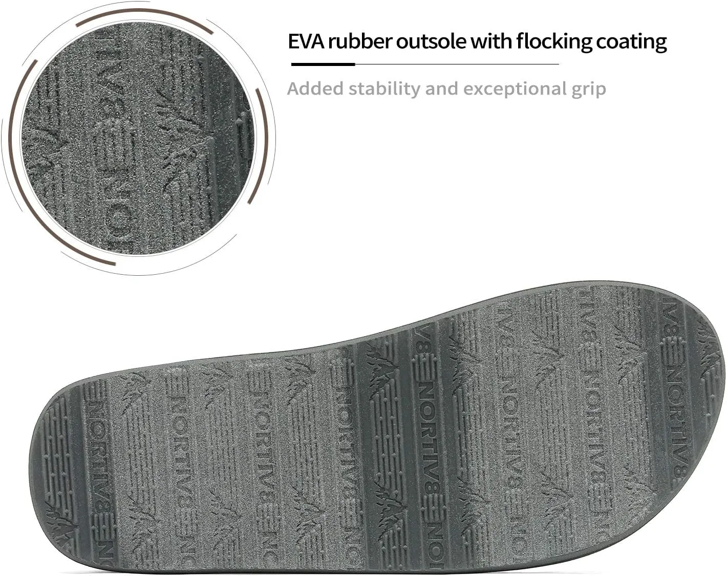 NORTIV 8 Men's Flip Flops Thong Sandals Comfortable Light Weight Beach Shoes REVIVA