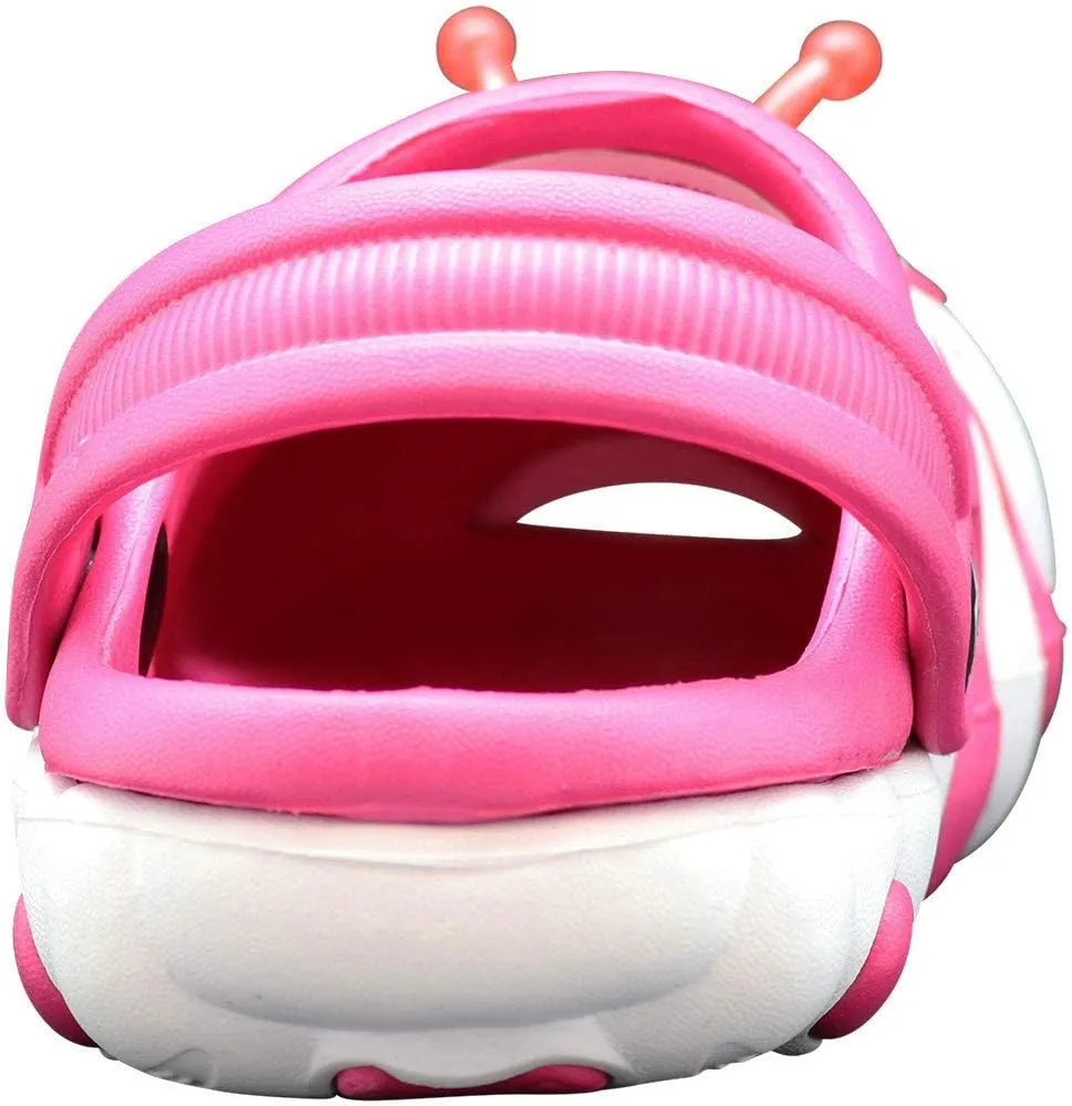 NORTY Toddler Clogs - Fun Baby Clogs With Comfortable Back Strap - Caterpillar Shoes for Kids - Playful Bug Shoes
