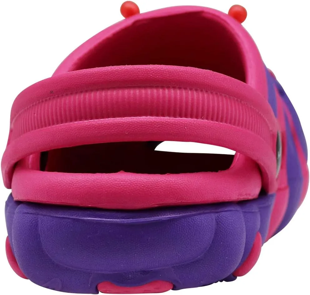 NORTY Toddler Clogs - Fun Baby Clogs With Comfortable Back Strap - Caterpillar Shoes for Kids - Playful Bug Shoes