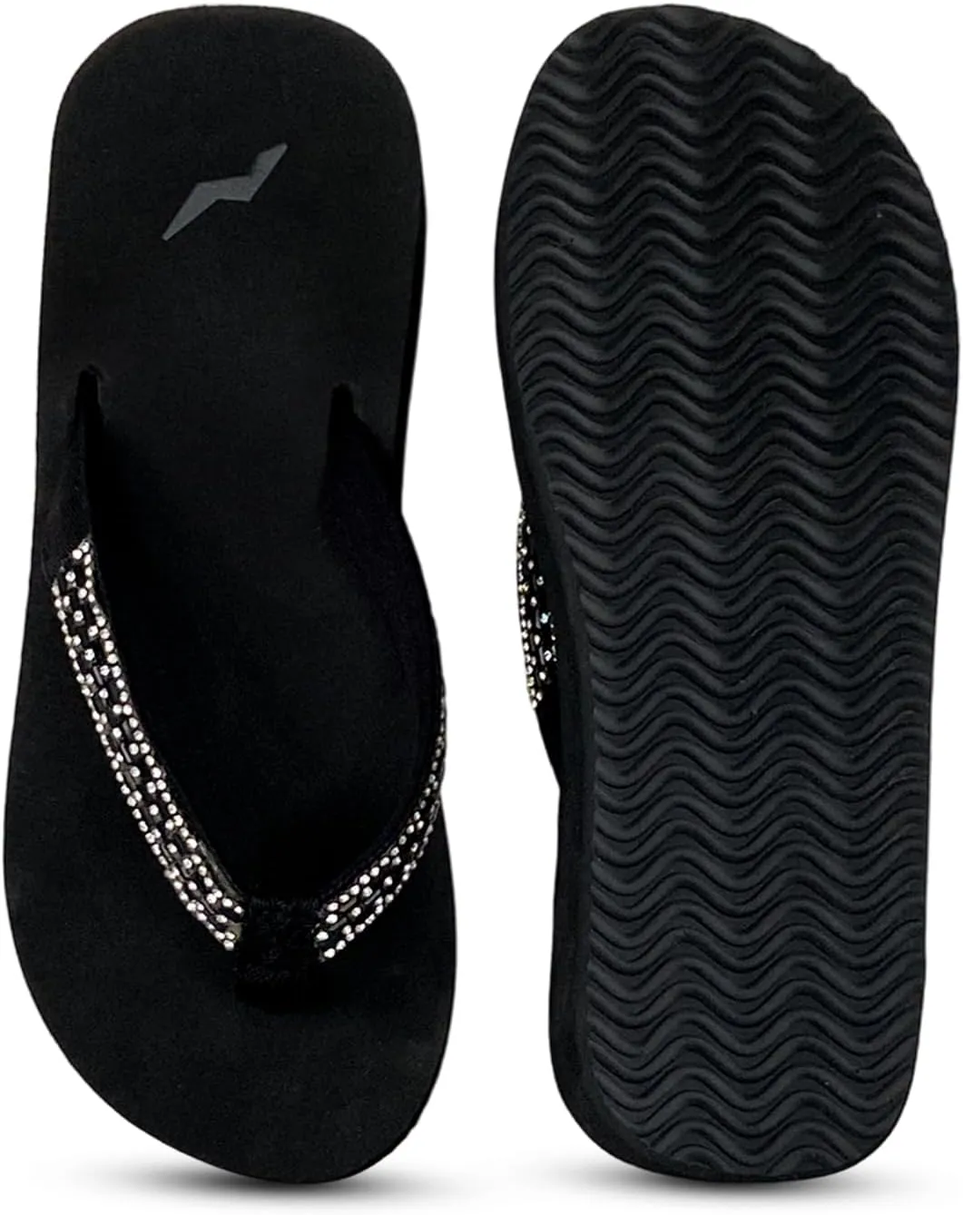NORTY Womens Casual Flip Flop Thong Sandals For Beach, Pool or Everyday