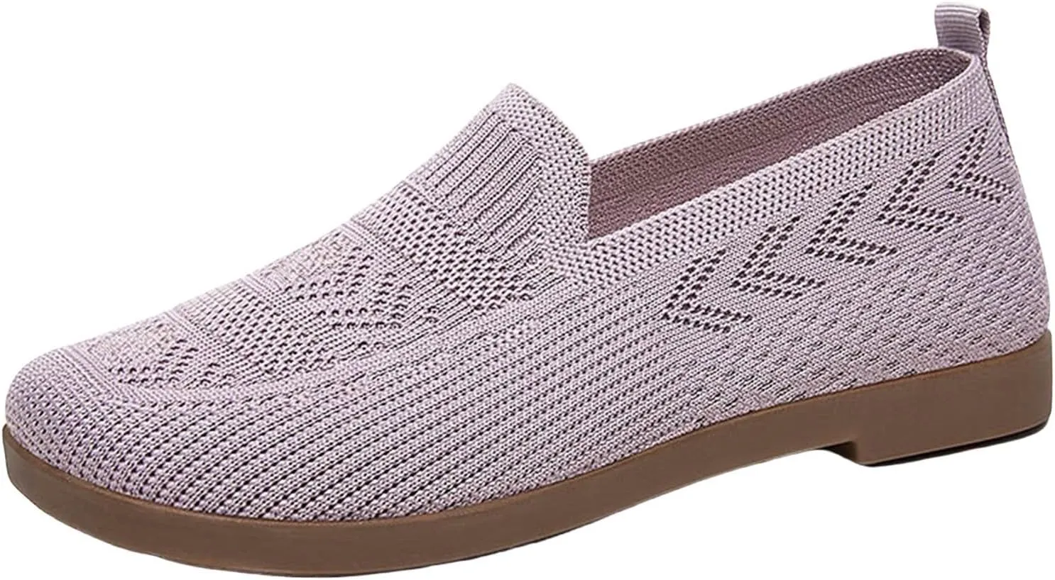 Orthopedic Shoes, Women's Comfortable Breathable Knitted Sneakers, Woven Cut-Out Orthopedic Soft Arch Support Walking Shoes, Slip-On Sneakers for Women