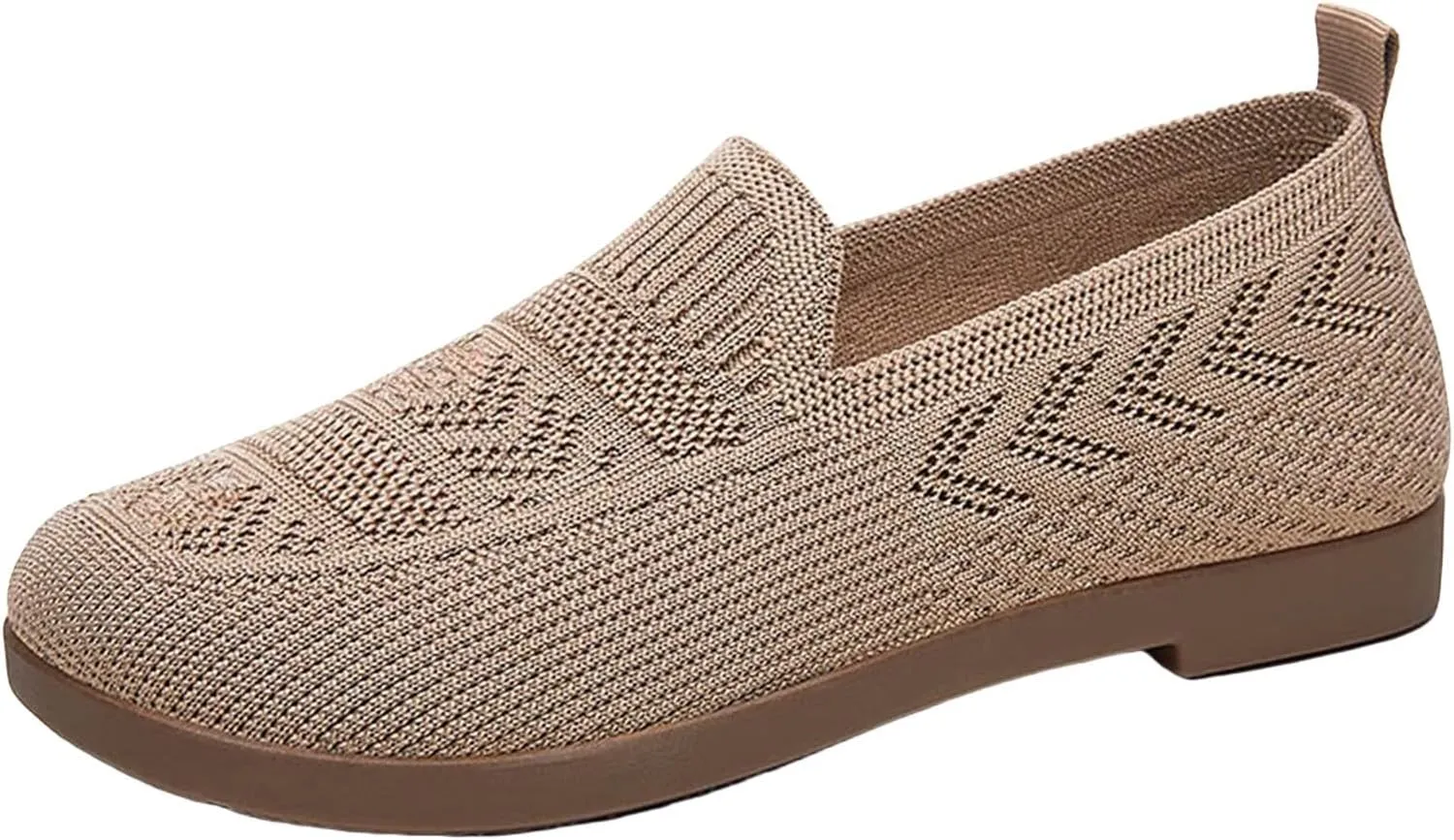 Orthopedic Shoes, Women's Comfortable Breathable Knitted Sneakers, Woven Cut-Out Orthopedic Soft Arch Support Walking Shoes, Slip-On Sneakers for Women