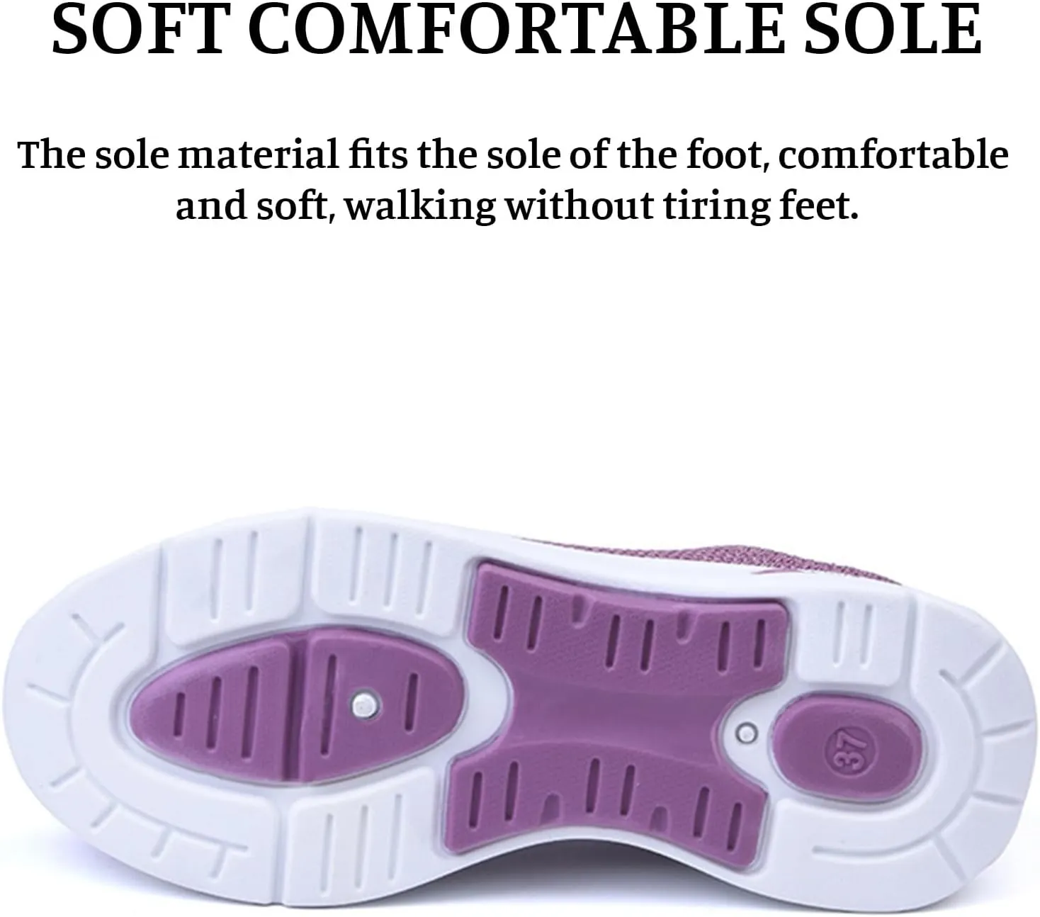Orthopedic Sneakers for Women Arch Support Slip on Mesh Knitted Walking Shoes Breathable Non-Slip Work Shoes