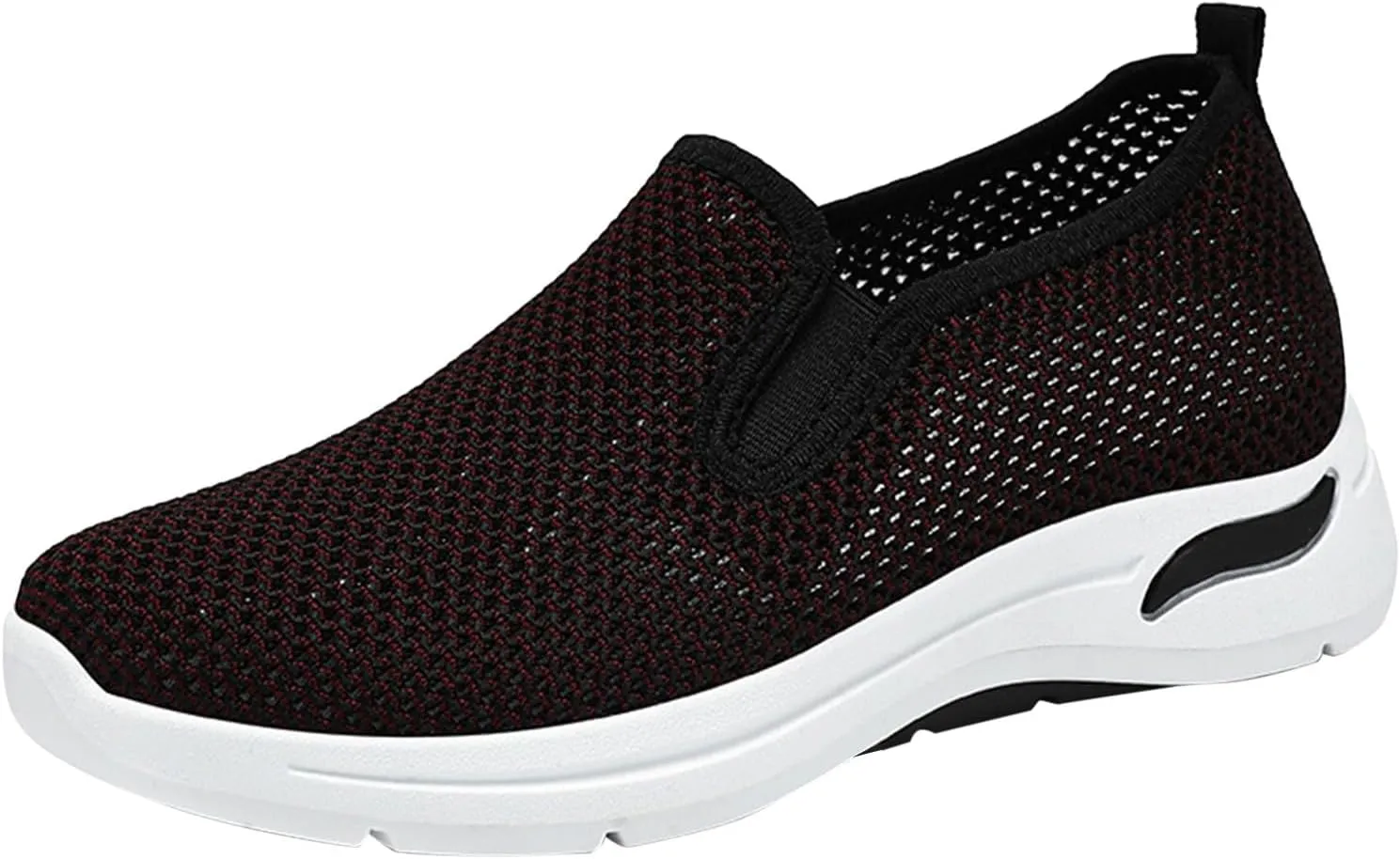 Orthopedic Walking Shoes for Women Soft Sole Slip On Casual Walking Sneakers with Arch Support Summer Mesh Sneakers