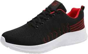 Outdoor Jogging Sneakers for Men Breathable and Light Outdoor Comfy Walking Shoe Men's Comfortable Dress Shoes