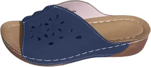 Platform Sandals for Women Open Toe Hollow Out Wedge Orthopedic Arch Support Comfortable Beach Slippers