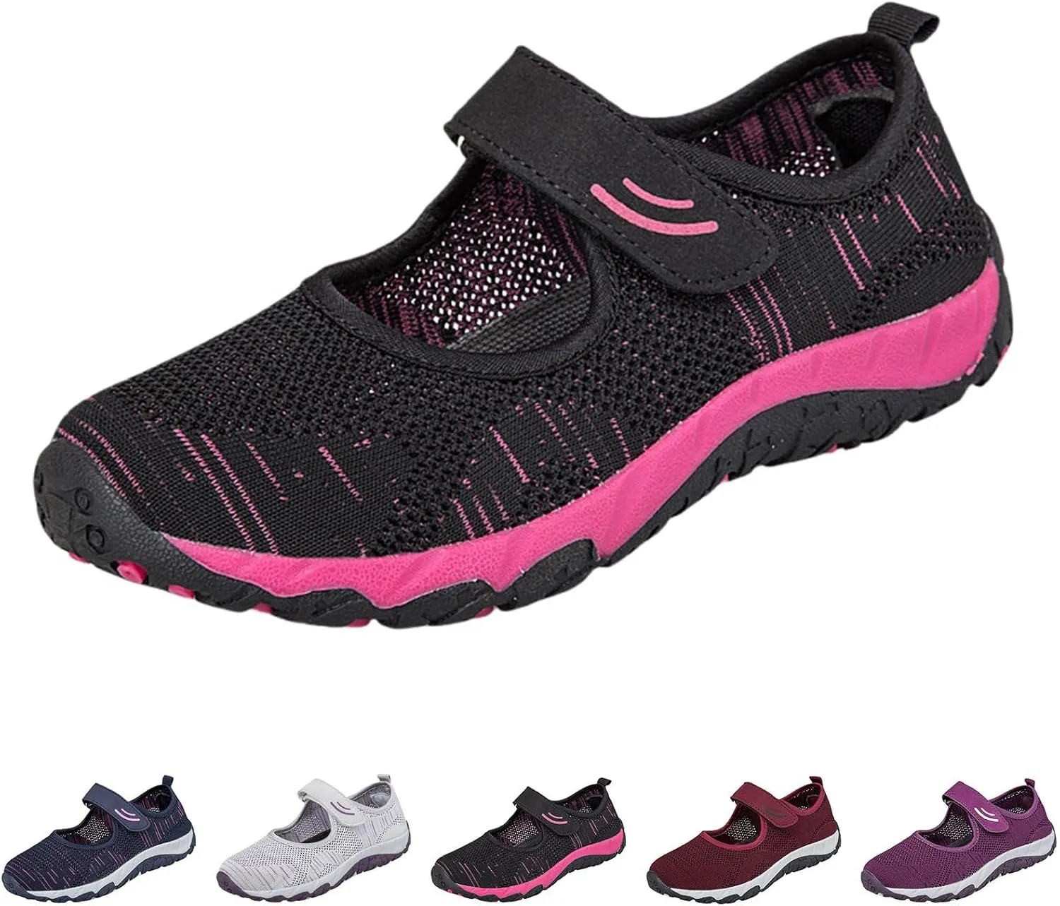 Platform Sneakers for Women Work Shoes Women Running Shoes Womens Lightweight Round Toe Slip On Casual Black Loafers Women Platform Womens Shoes Sneakers