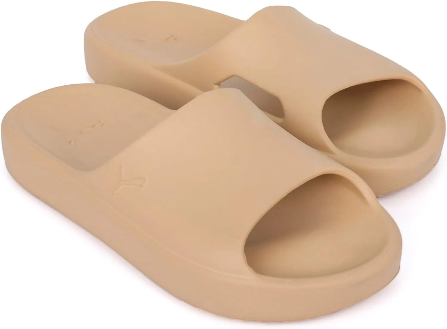 PUMA Men's Shibui Cat Slide Sandals, Light Sand, 10