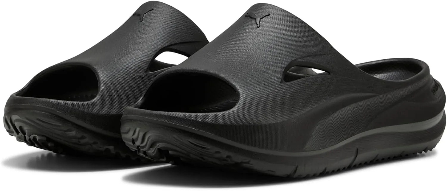 PUMA Men's Softride ZeroG Slide Sandals, Light Sand, 9