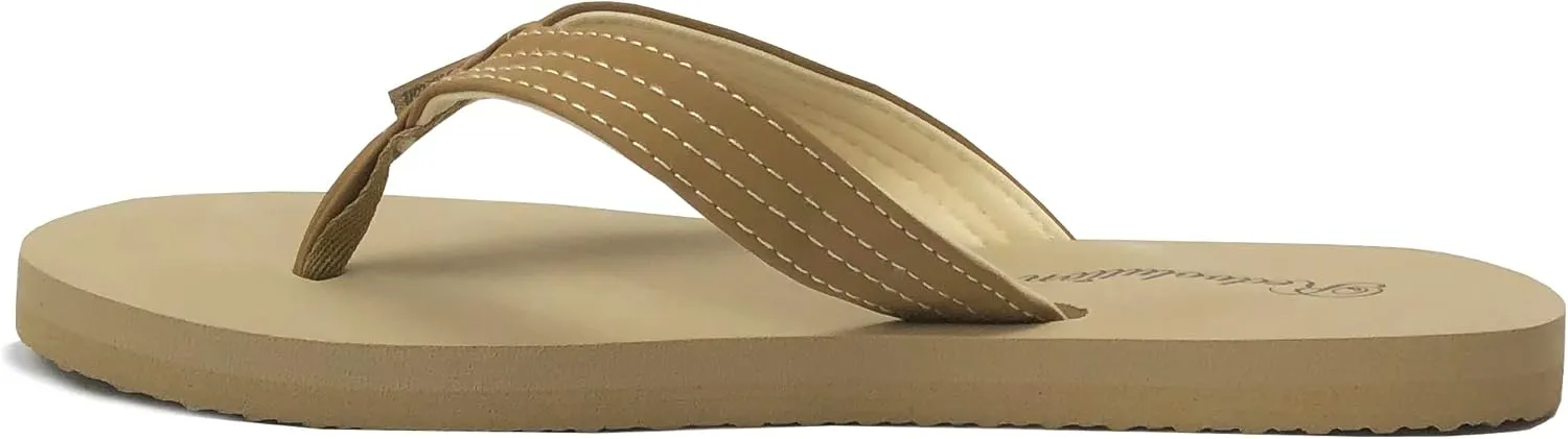 REDVOLUTION New Women's Classic Beach Flip Flop Soft Sandals Slip on Shoe Maui