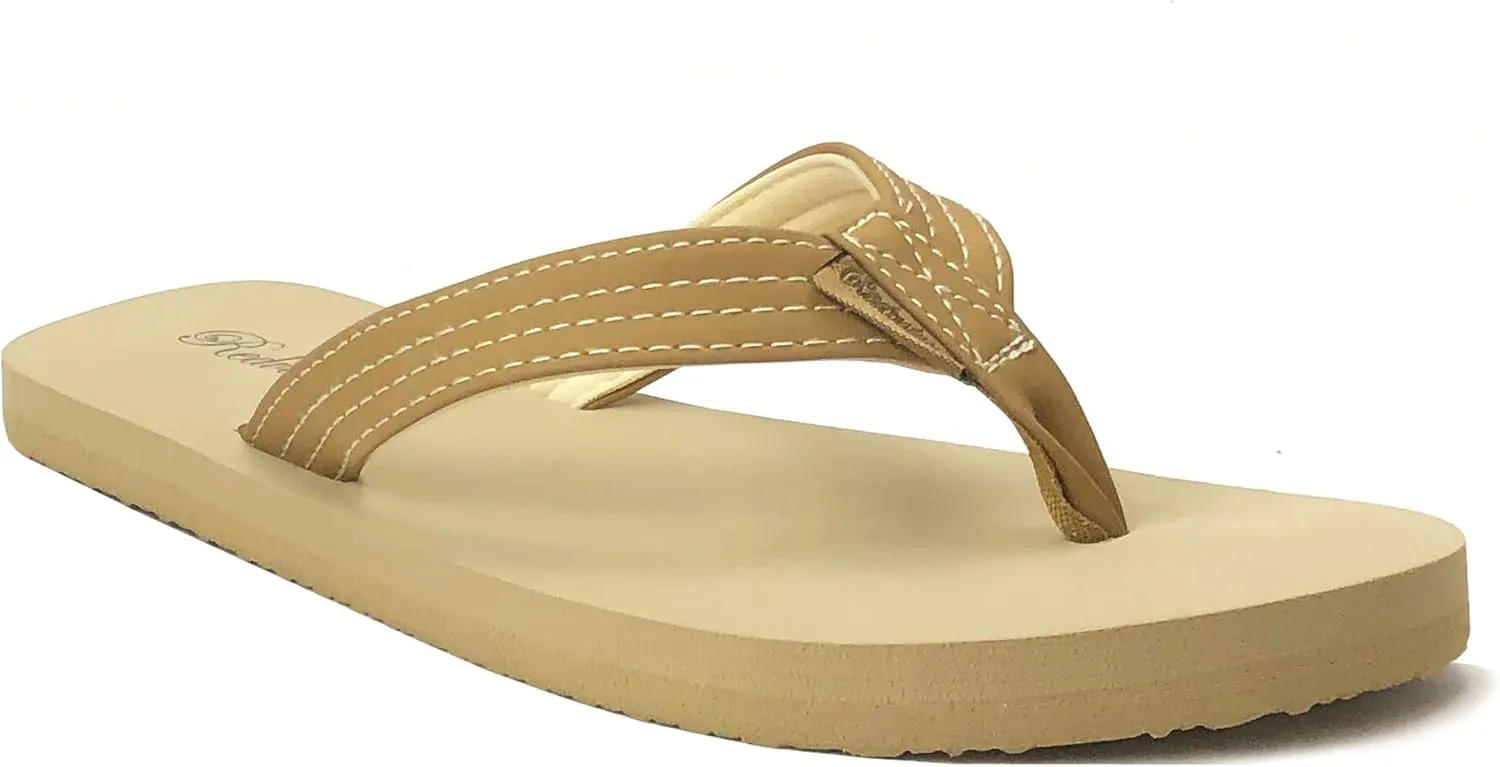 REDVOLUTION New Women's Classic Beach Flip Flop Soft Sandals Slip on Shoe Maui