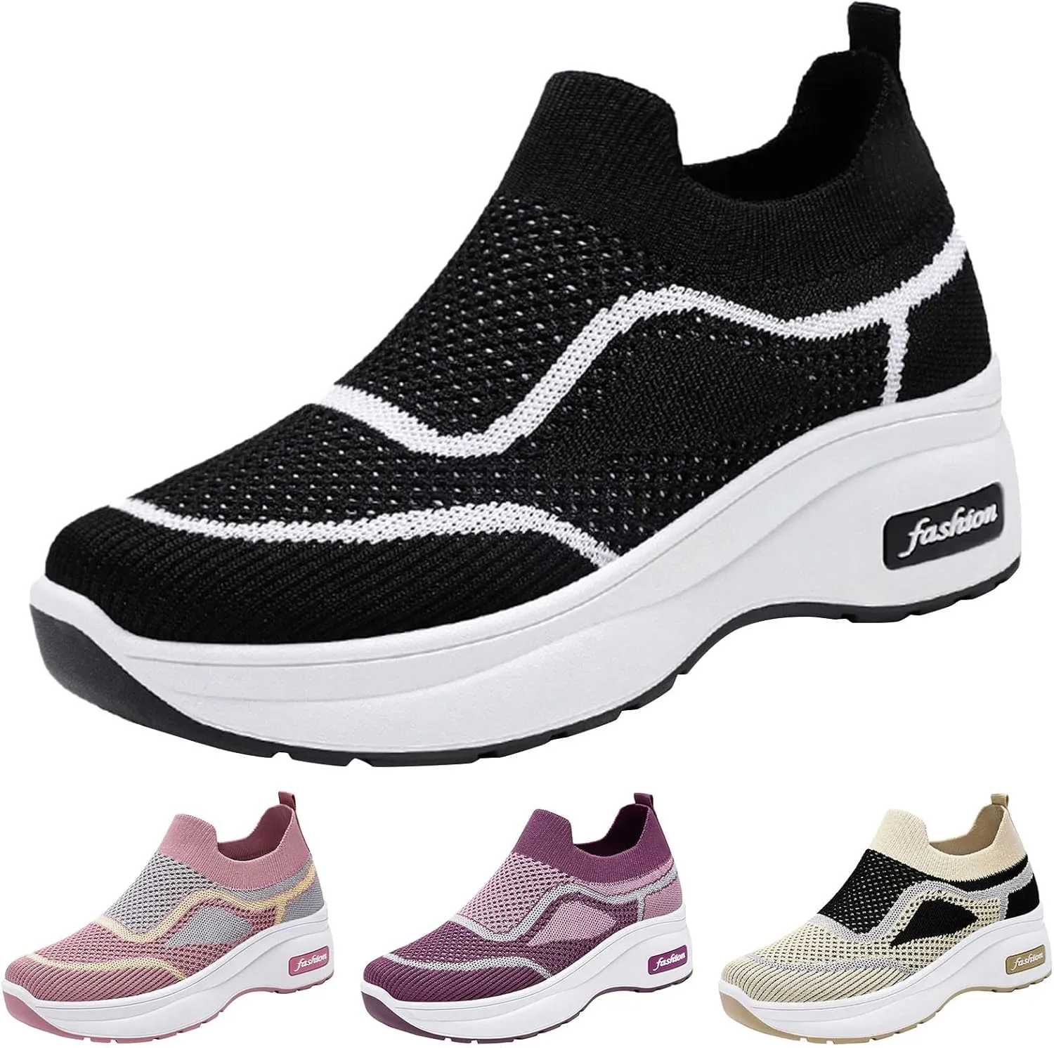 Running Shoes for Women with Plantar Fasciitis Comfy Black Shoes for Women Dressy Shoes for Women Sneakers Slip Ons All Black Womens Running Shoes Slip On Shoes for Women Sneakers