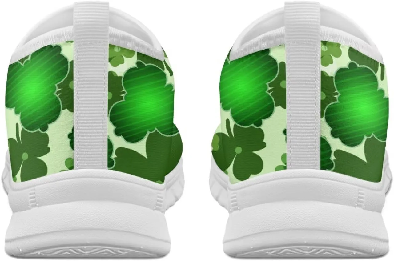 Running Shoes for Womens Mother Fashion Travel Walking Sneakers Soft Slip Ons Gym Loafers for Nursing Work Size 5.5-11.5 White Sole