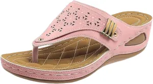 Sandals For Women 2025 Comfortable Walking Fashion Orthotic Thong Flip Flops Slip On Dressy Summer Orthopedic Slippers
