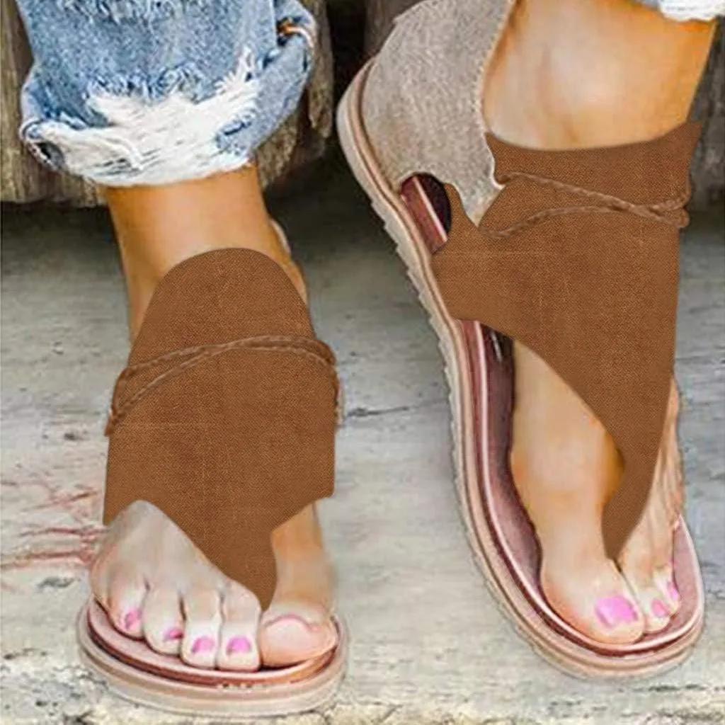 Sandals for Women Flat,Summer Sandals Ladies Fashion Leopard/Zebra/Snake Pattern Flat Heel Slip Ons Sandals with Zipper