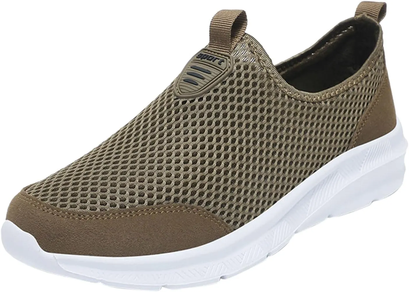 SBGMoSJ Sneakers for Women Women Slip On Sneakers Memory Foam Black Sneakers for Women Comfortable Wide Women Diabetic Walking Sneakers Size 10 Women's Comfortable Working Nurse Shoes Non-Slip