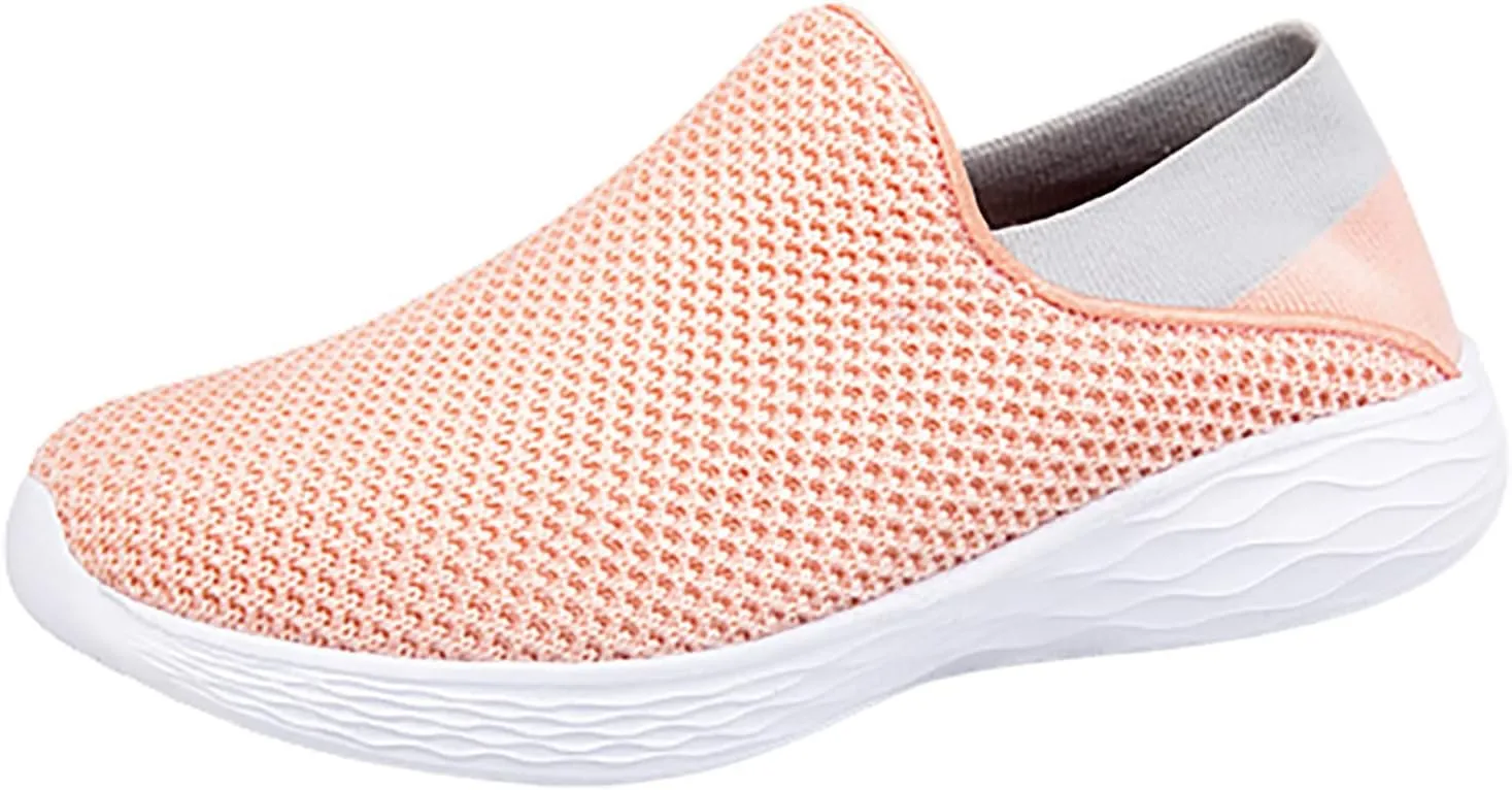 SBGMoSJ Womens 10.5 Wide Casual Sneakers Slip On Shoes for Women Indoor White Tennis Shoes Women Wide Width Platform Sneakers for Women Size 11 Wide Slip On Shoes for Women