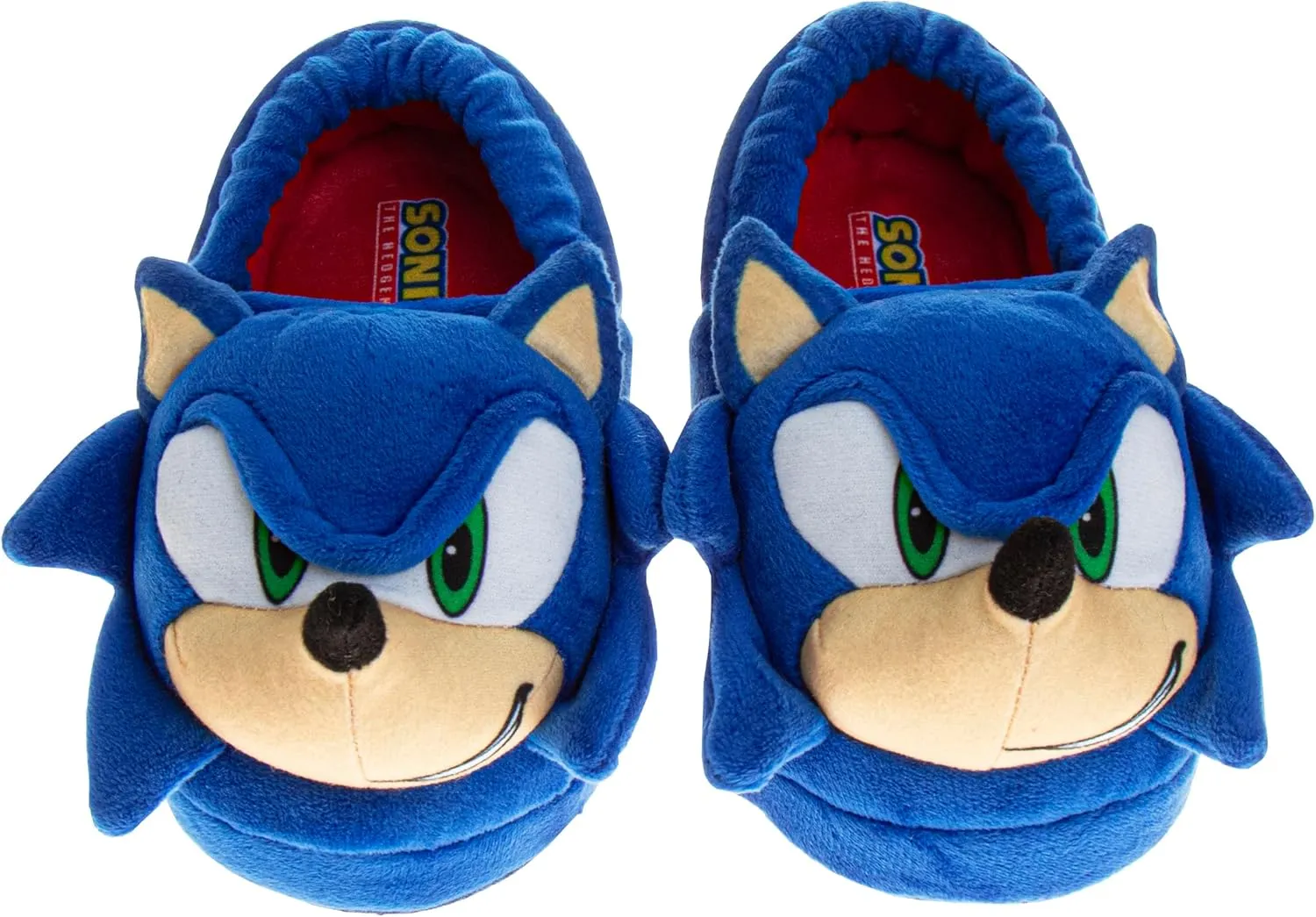 SEGA Sonic the Hedgehog Slippers - Kids House Shoes Lightweight Plush Warm Comfort Soft Aline Slipper (toddlers - little kids)