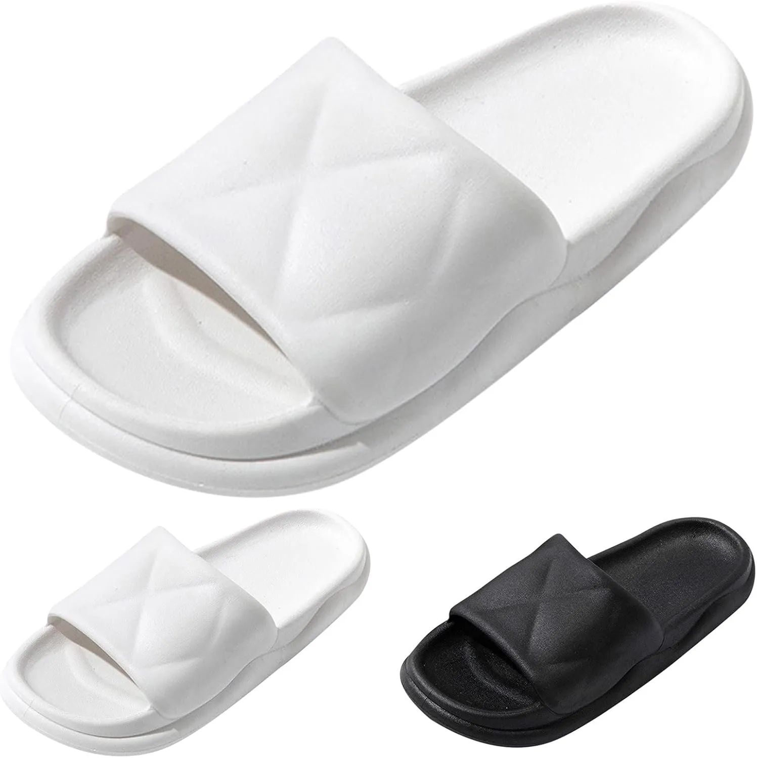 Shower Sandals Travel Slippers for Women Foldable Shower Shoes for Living Room Pool Beach Spa Public Showers