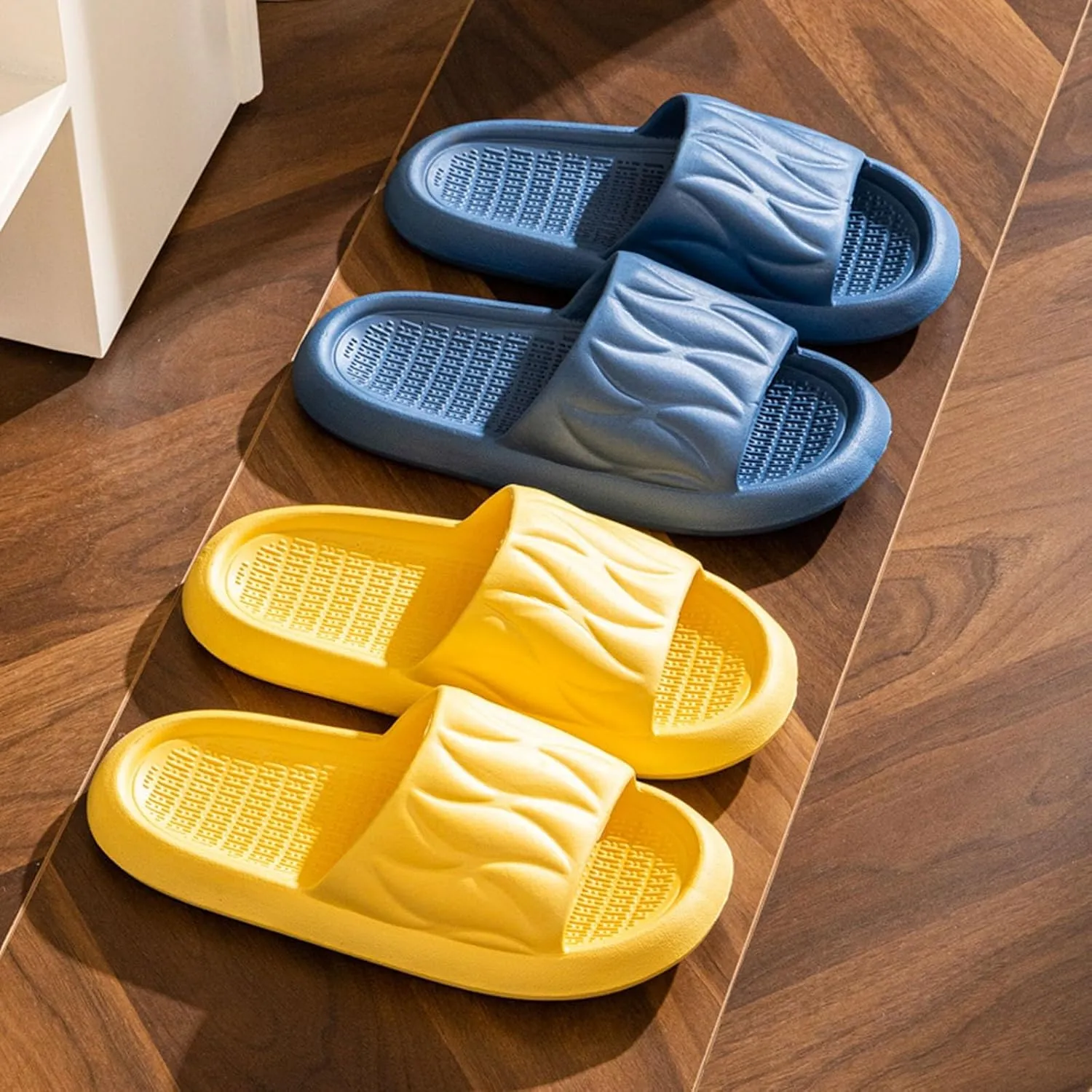 Shower Shoes for Women Open Toe Shower Shoes Bathroom Sandals Versatile Sandals Summer Slides Sandals for Women