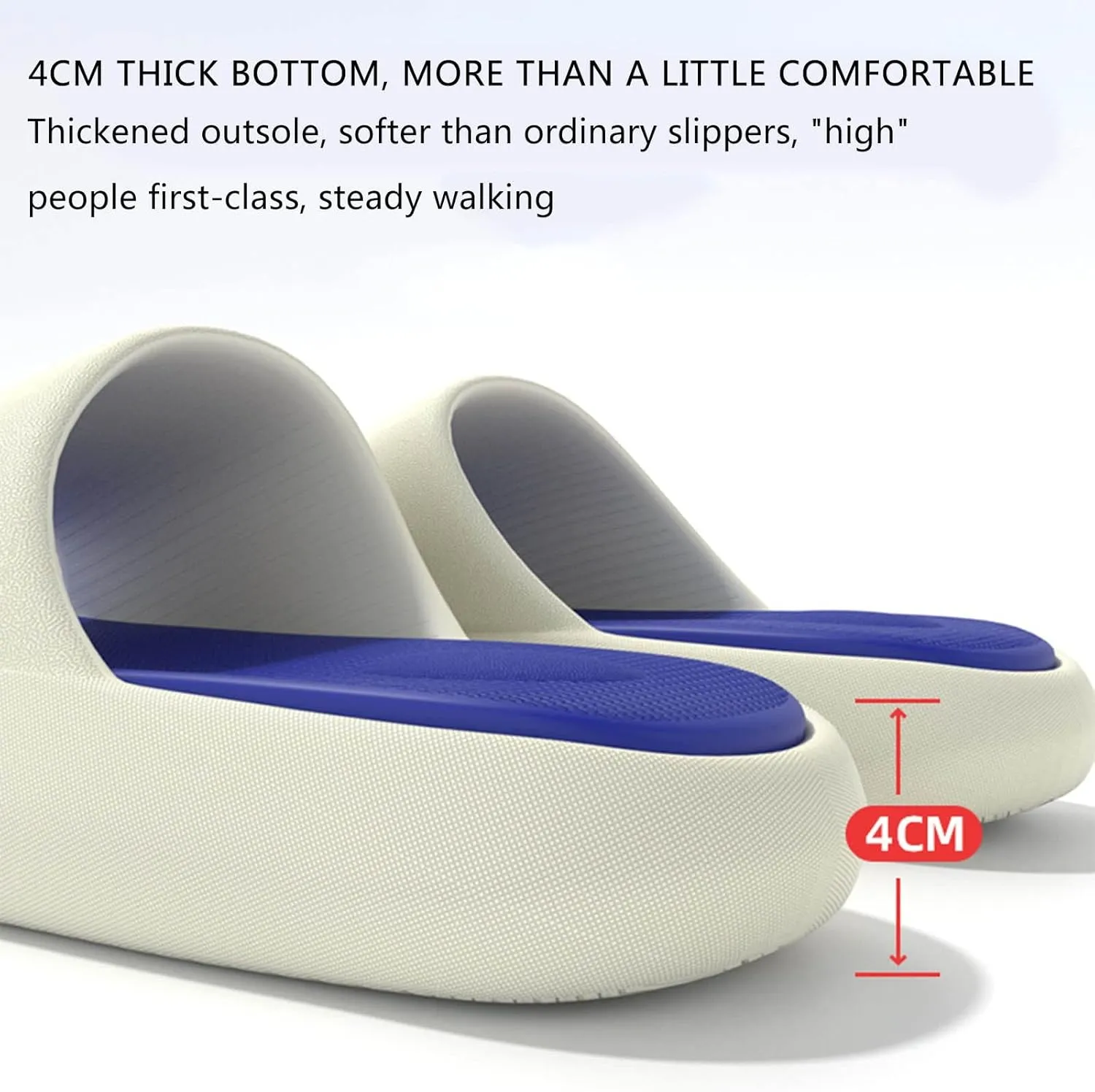 Shower Shoes Travel Slippers for Women Foldable Non Slip Quick Drying Bathroom Slippers for Women Men