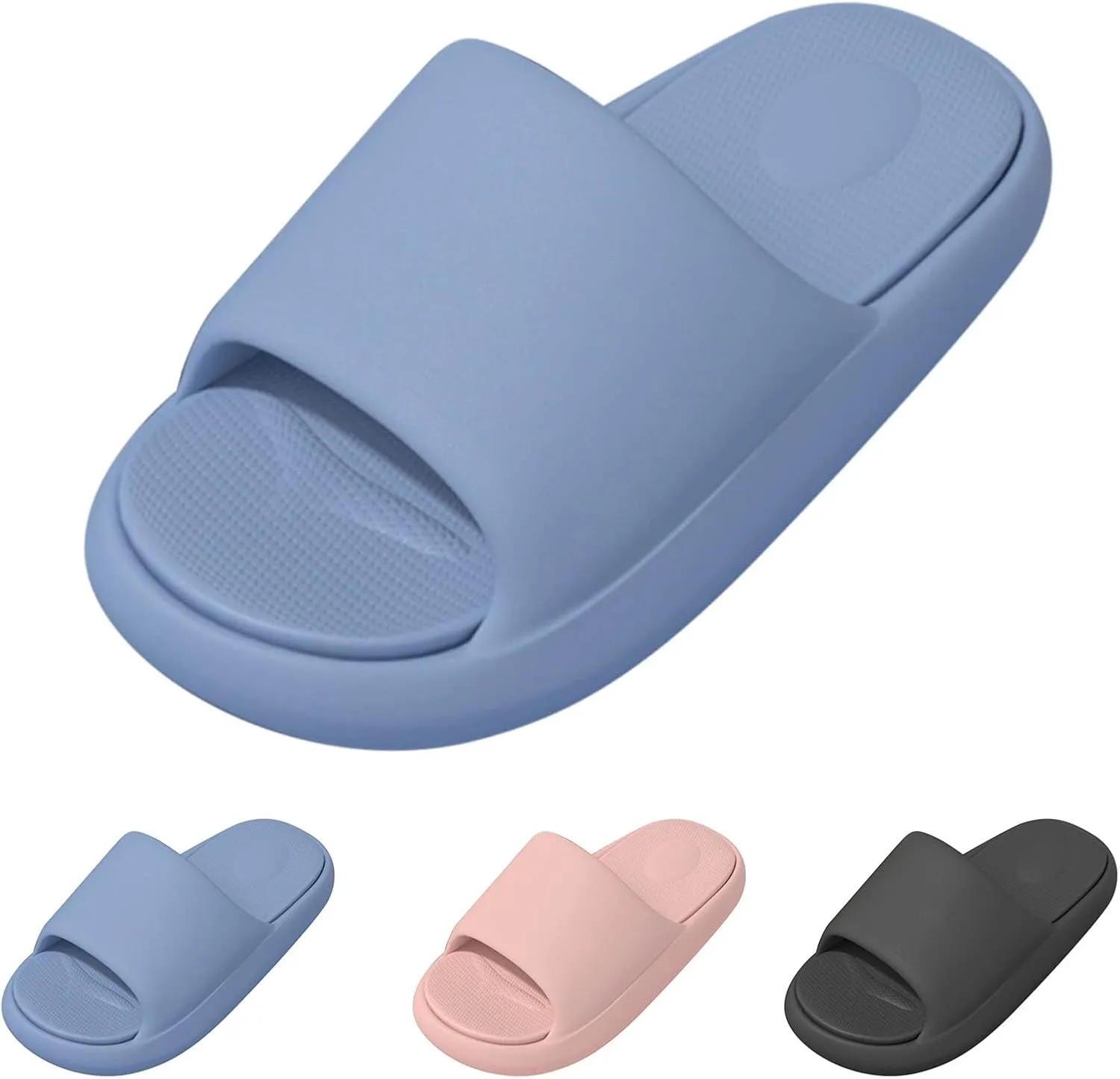 Shower Shoes Travel Slippers for Women Foldable Non Slip Quick Drying Bathroom Slippers for Women Men