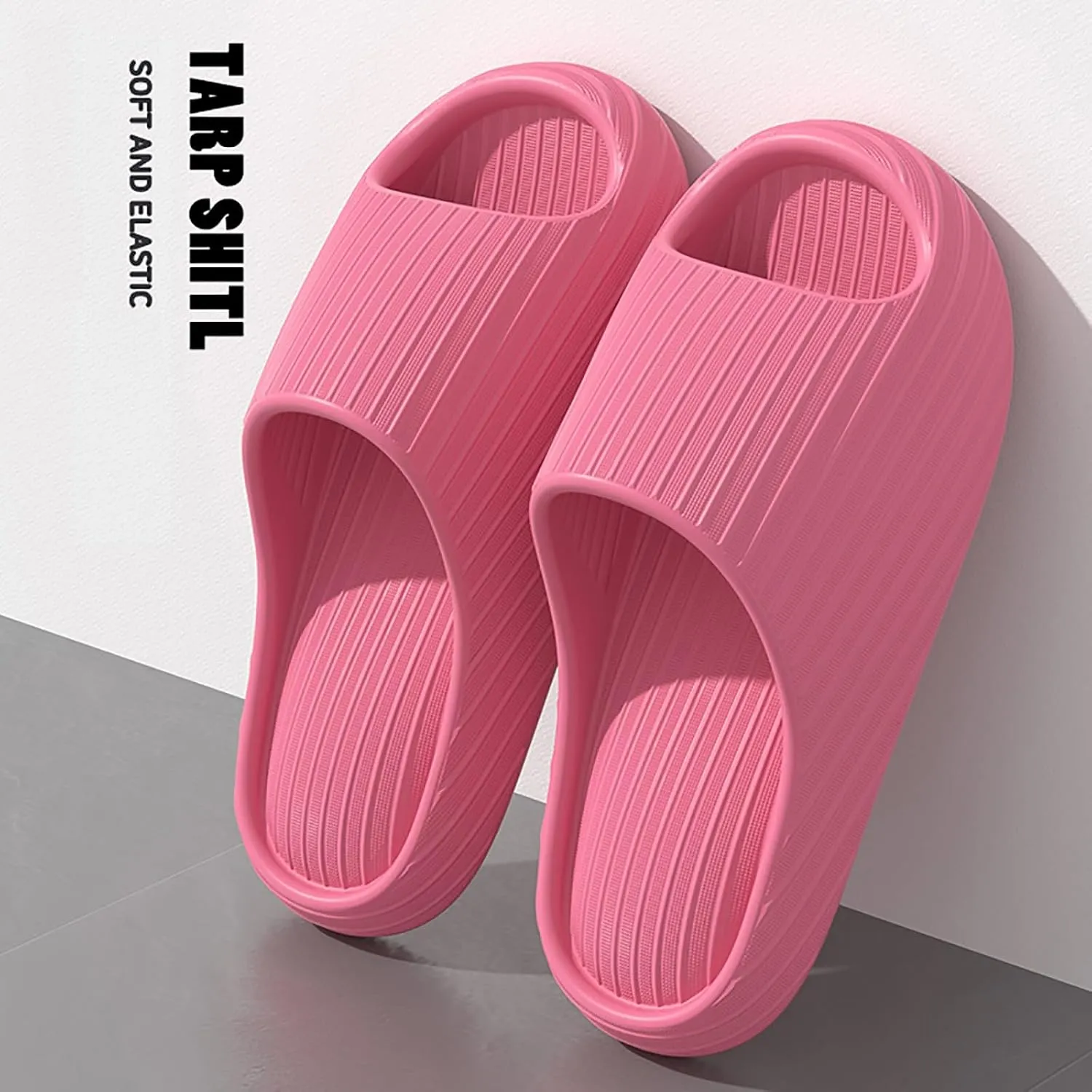 Shower Slides for Women Shower Shoes with Drainage Holes Comfortable Slides Sandals Women's Fashion Slippers