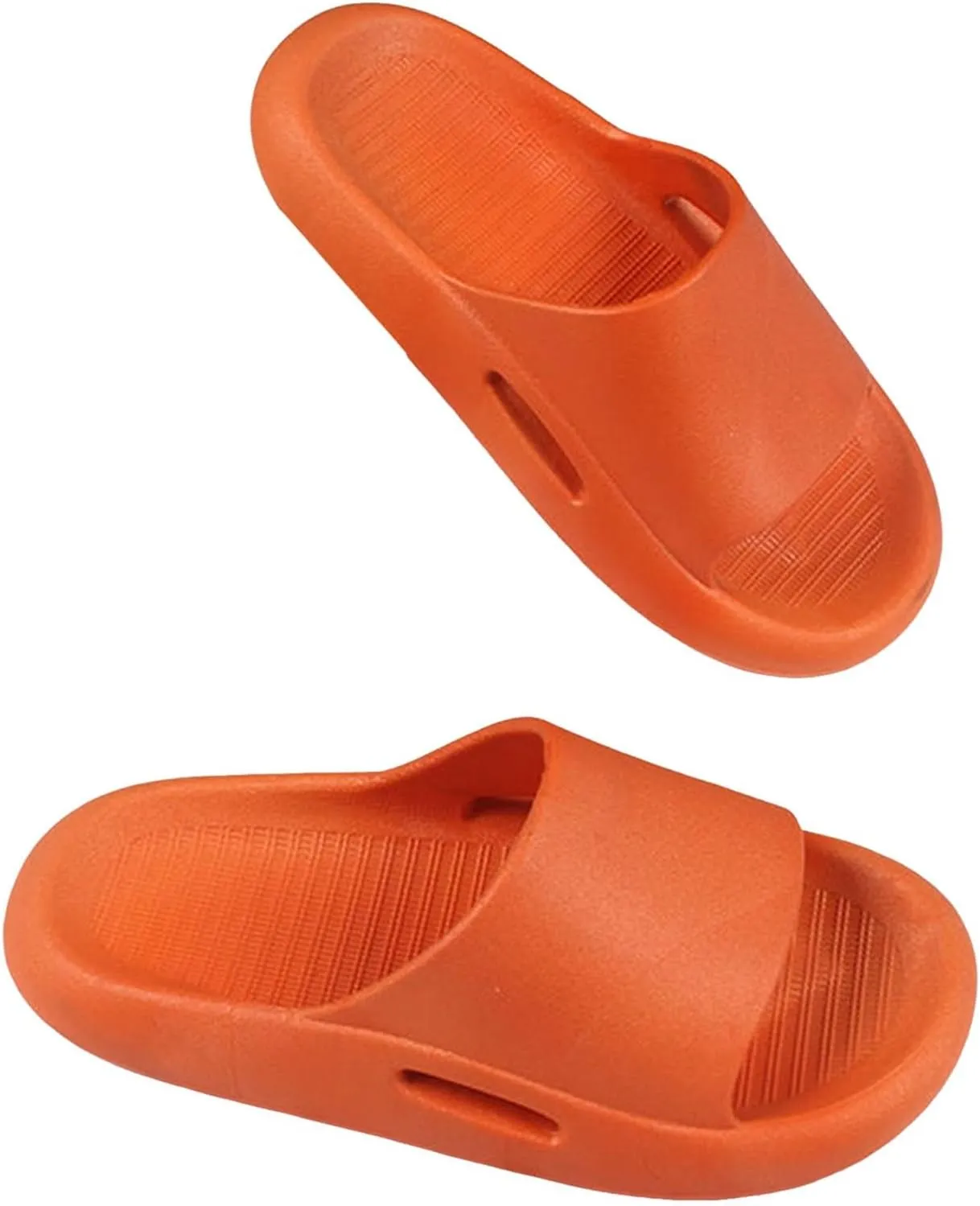 Slip On Slides for Kids Non Slip Quick Drying Shower Slippers Fashion Summer Beach Slippers Foam Slipper