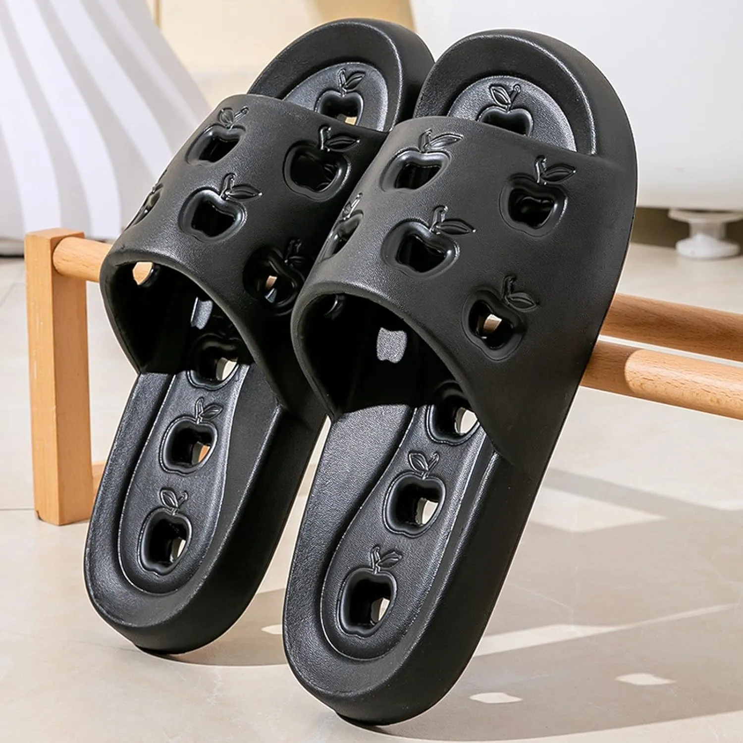 Slippers for Men Summer Home Household Indoor Thick Soled PVC Women Men's Slippers