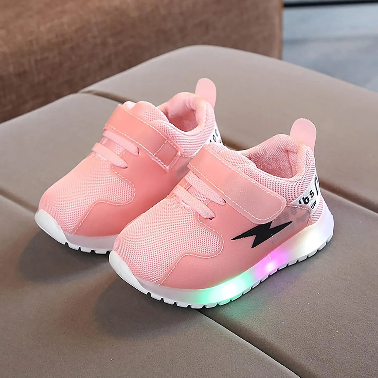 Sneakers for Kids Girls Boys Sneakers for Little Kid LED Light Up Shoes Fizzzy Big Kids LED Running Tennis