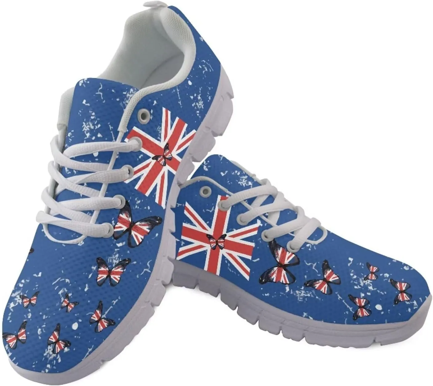 Sneakers for Women Light Lace-up Flats Sneakers Fashion Outdoor Walking Running Shoes