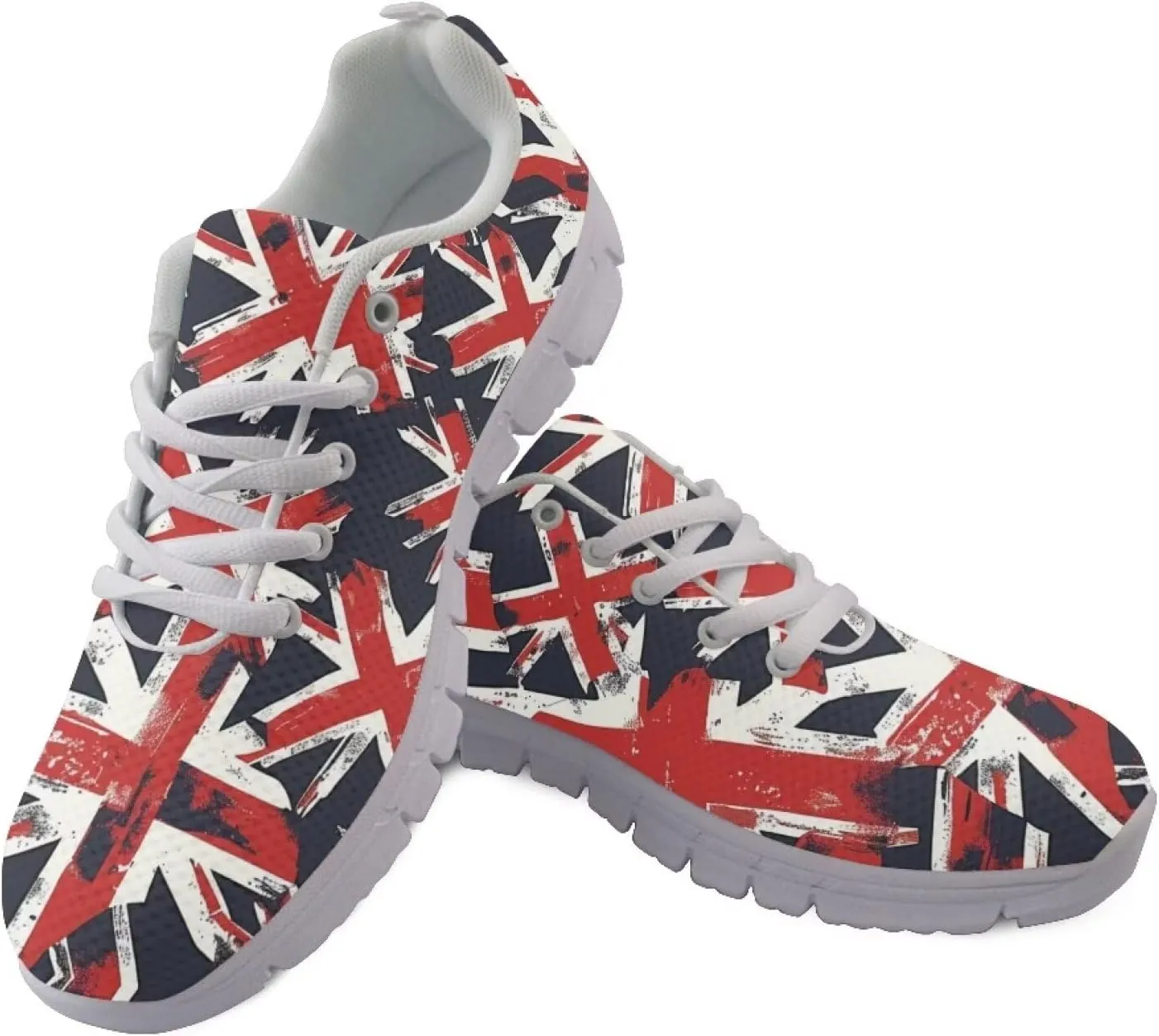 Sneakers for Women Light Lace-up Flats Sneakers Fashion Outdoor Walking Running Shoes