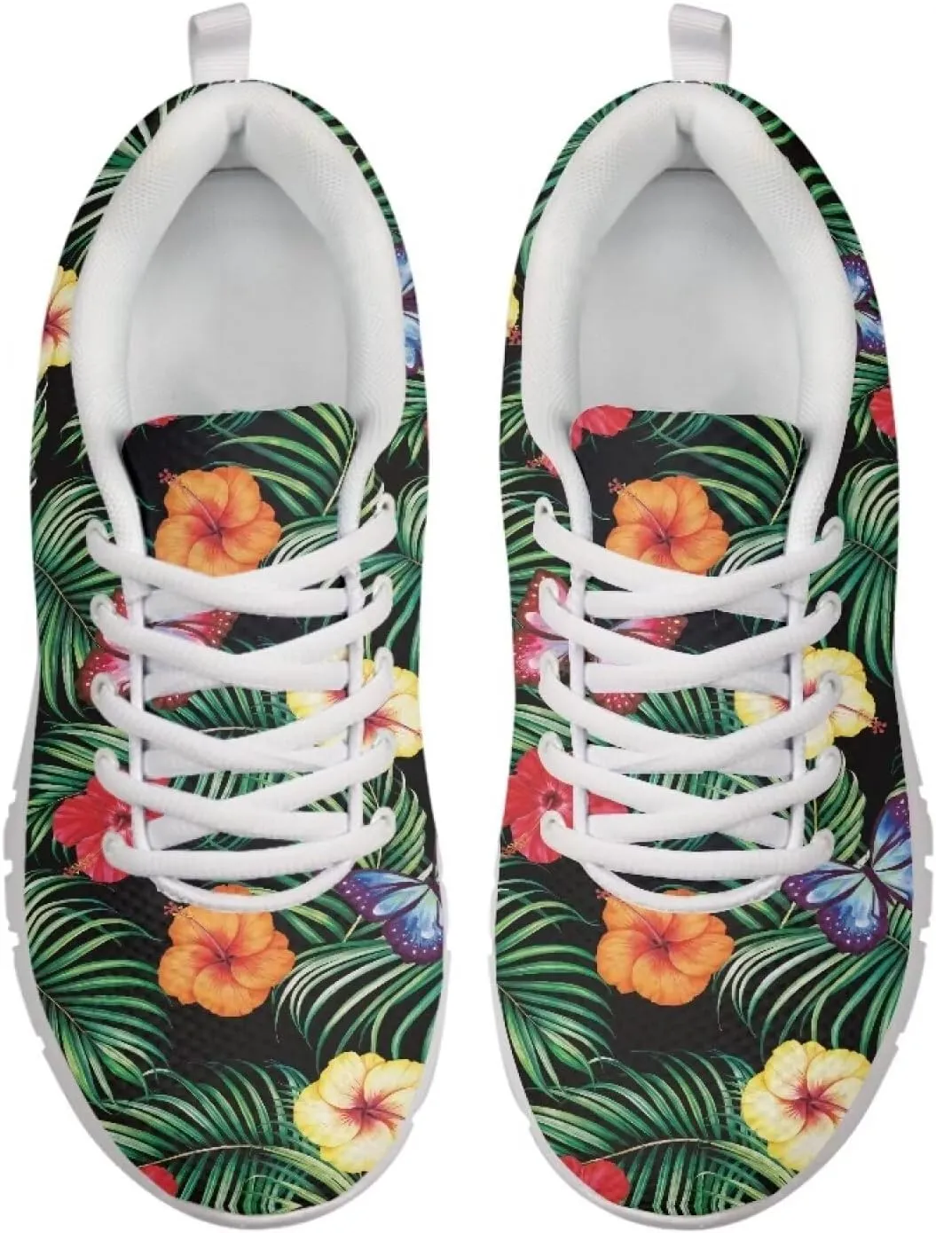 Sneakers for Women Light Lace-up Flats Sneakers Fashion Outdoor Walking Running Shoes