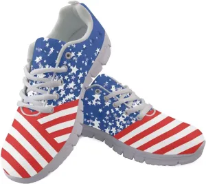 Sneakers for Women Light Lace-up Flats Sneakers Fashion Outdoor Walking Running Shoes