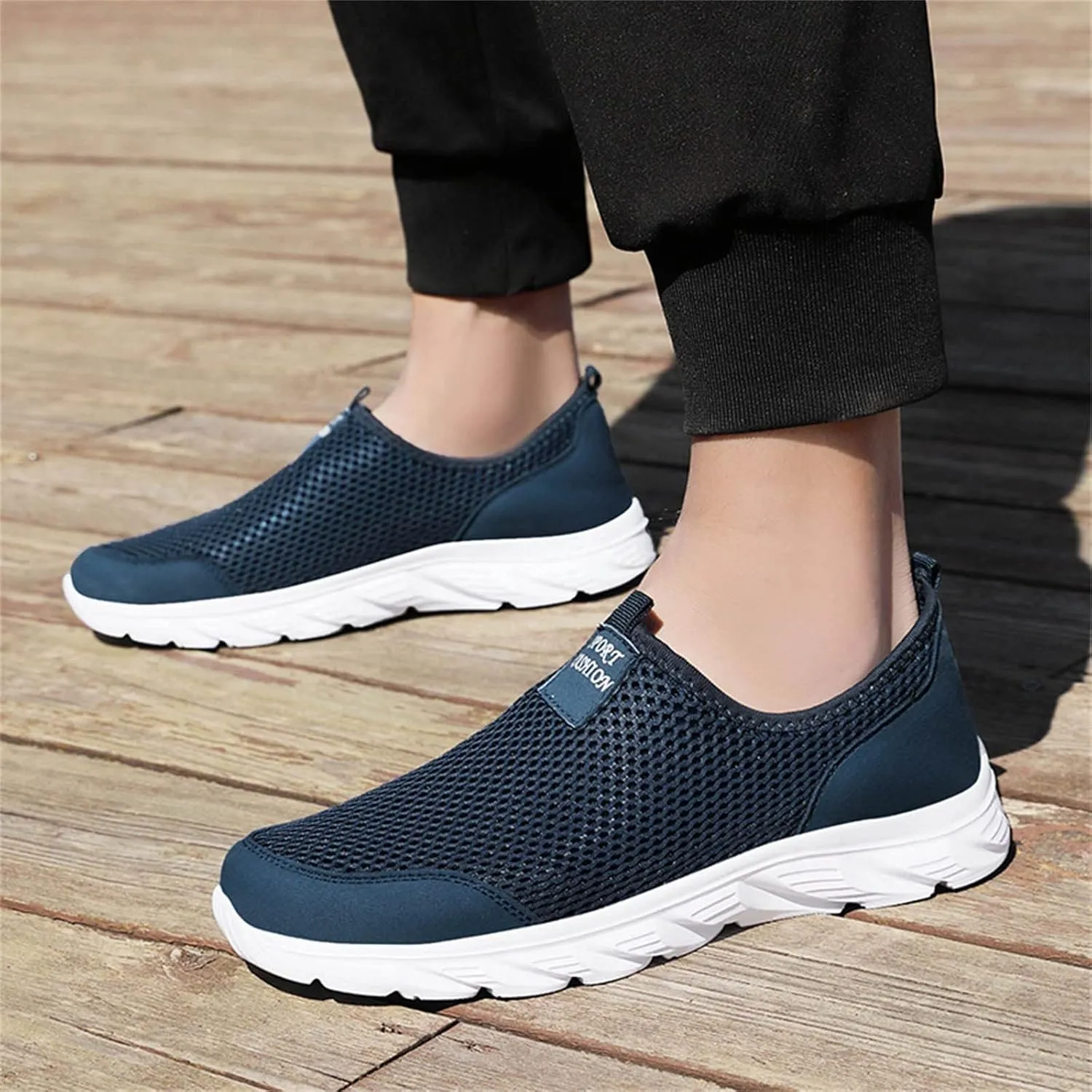 Sneakers for Women Walking Shoes Non Slip Lightweight Tennis Shoes Men Boots Casual Slip On Shoes White Sneakers Steel Toe Tennis Shoe White Loafers