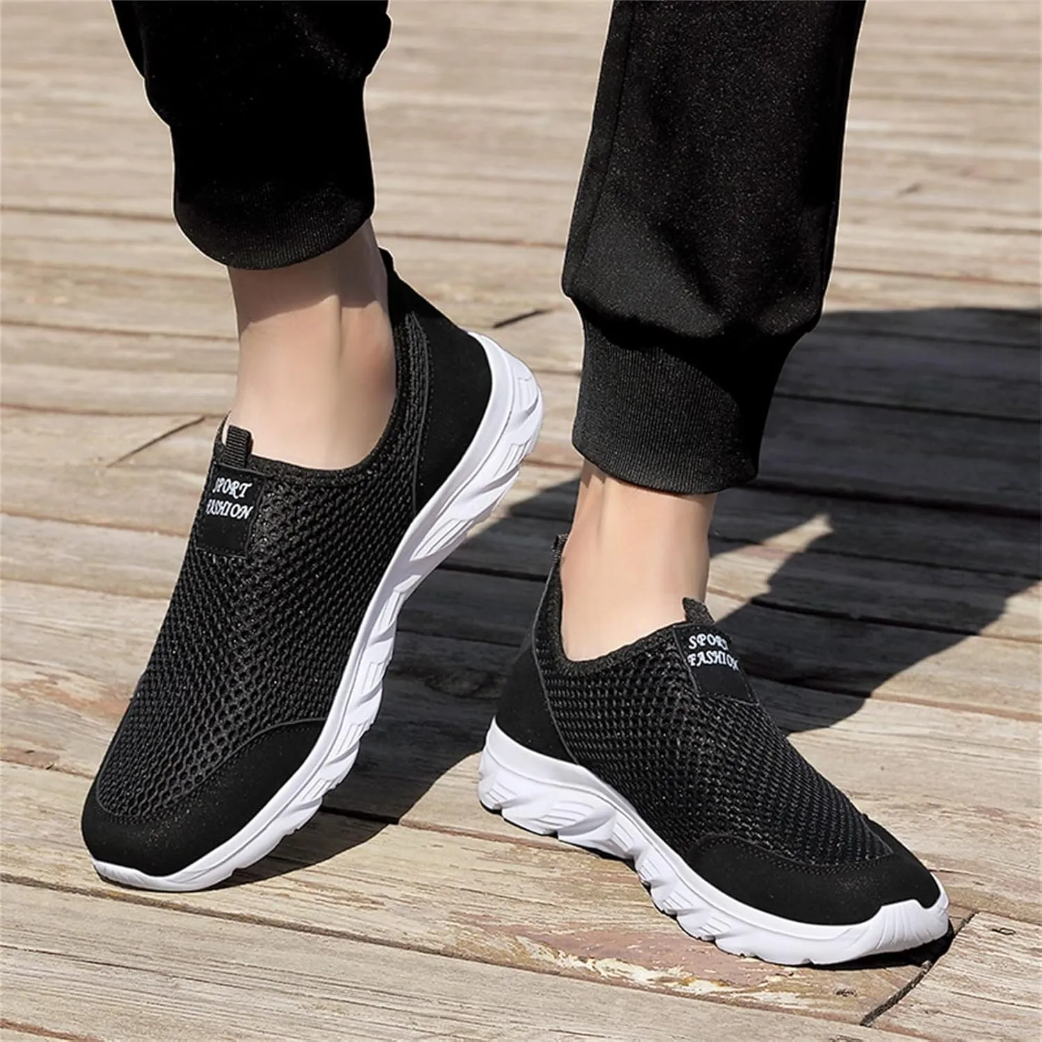 Sneakers for Women Walking Shoes Non Slip Lightweight Tennis Shoes Men Winter Women Shoes Casual Black Platform Sneaker Platform Tennis Shoe Loafers Casual Slip On