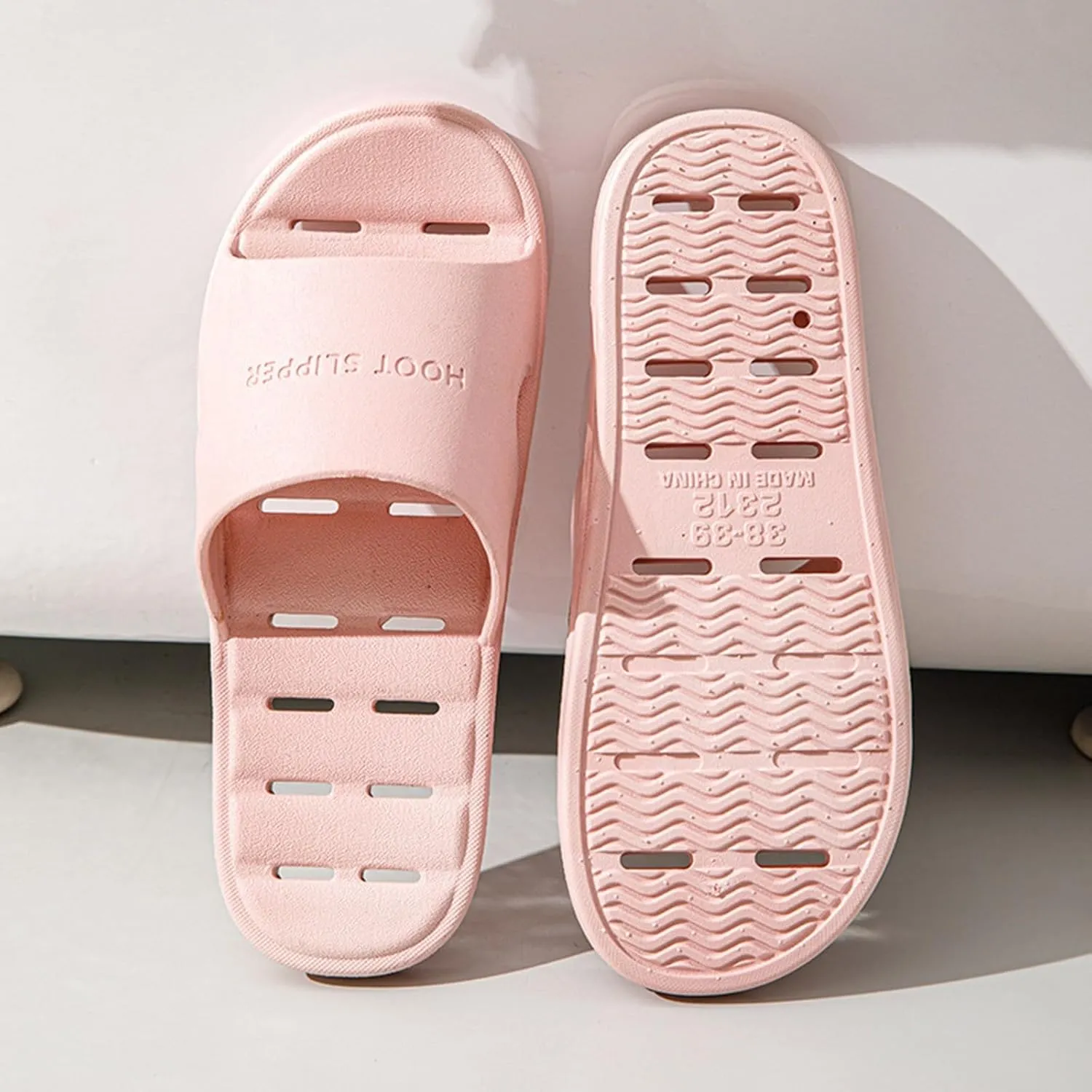 Summer Slides Sandals for Women Open Toe Shower Shoes Bathroom Sandals Walking Sandals Slides for Women