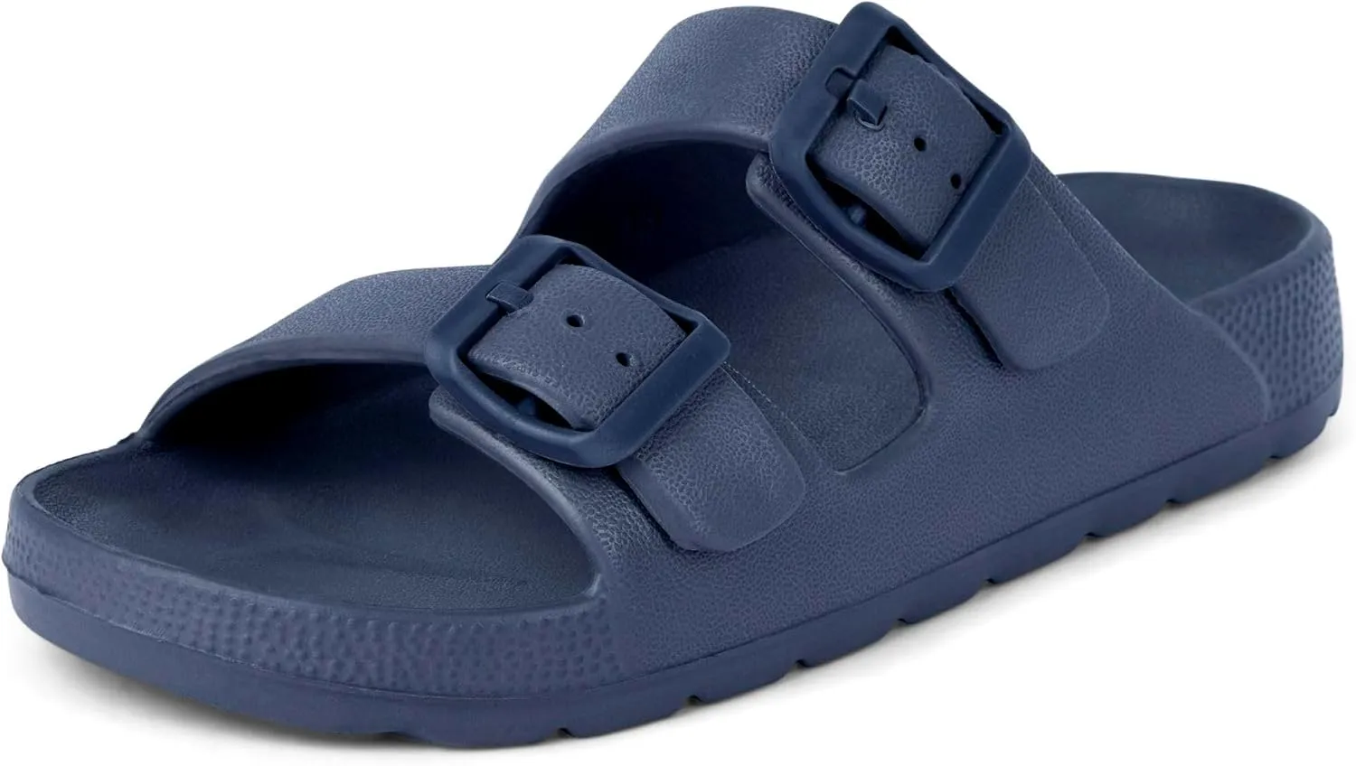 The Children's Place Boy's Everyday Slip on Double Buckle Slide Sandals