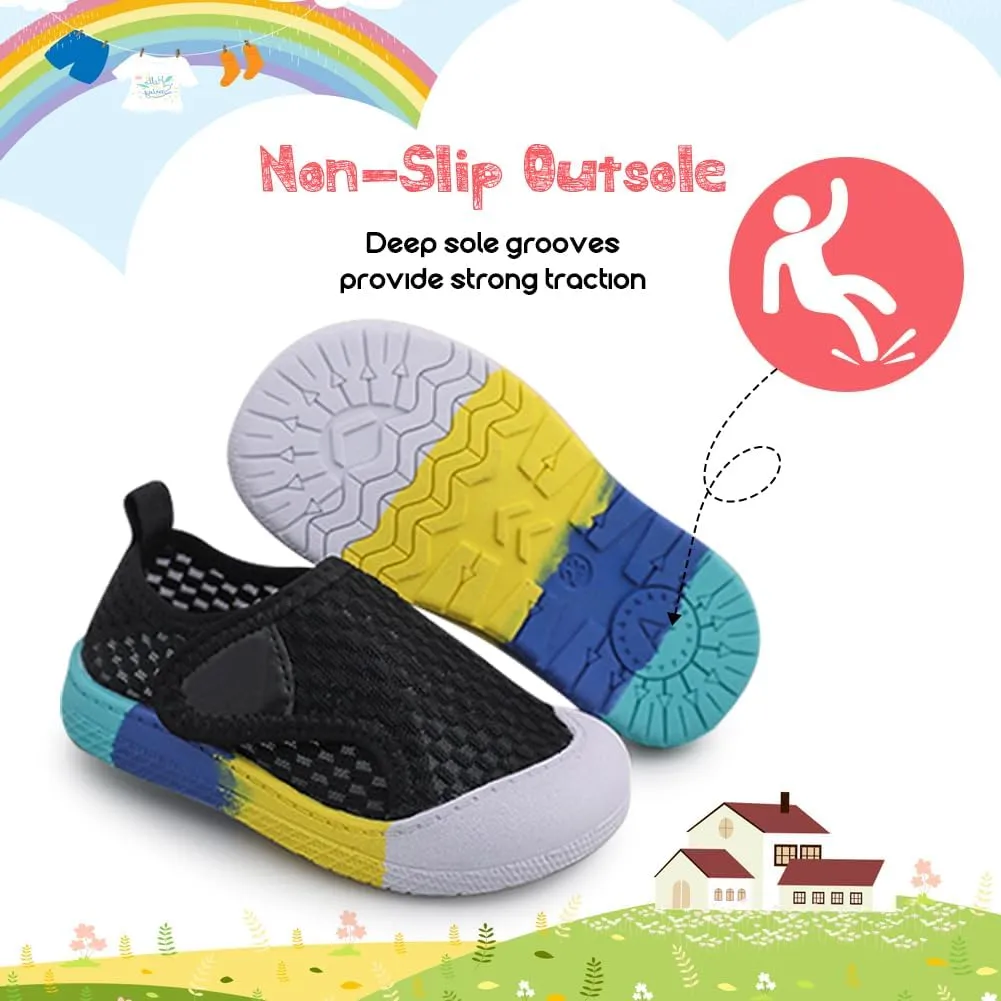 Toddler Girl Boys Shoes Kids Sneakers Mesh Toddler Tennis Shoes Flexible Toddler Walking Shoes Breathable