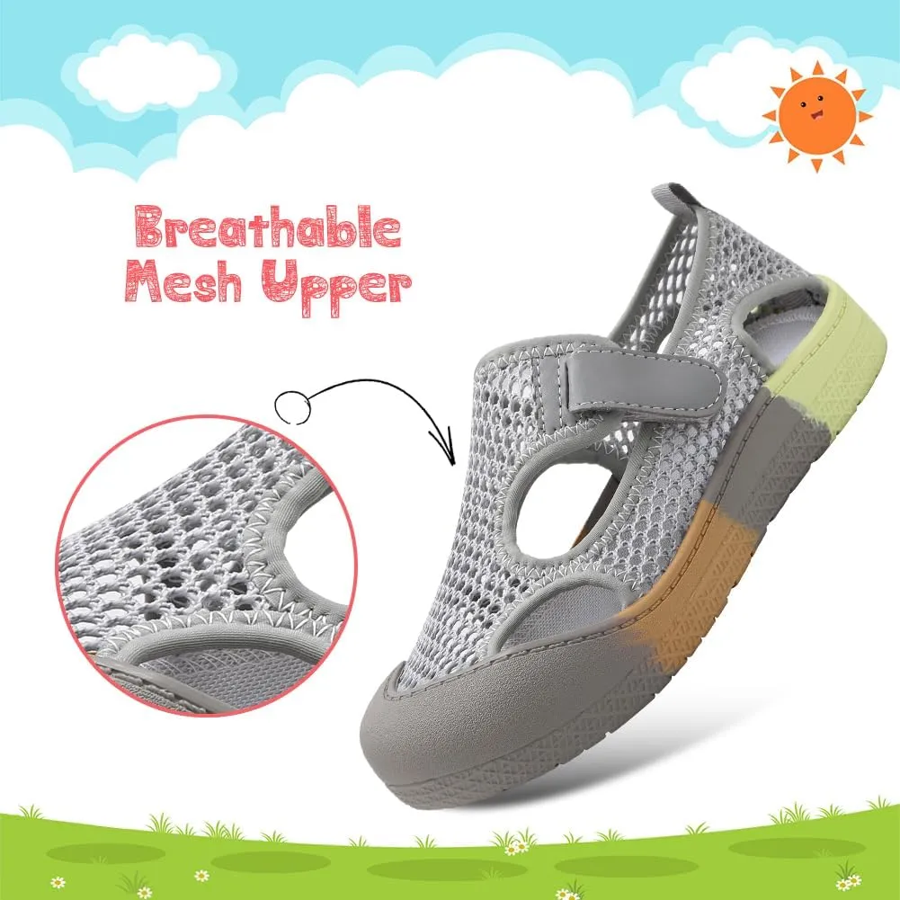 Toddler Girl Boys Shoes Kids Sneakers Mesh Toddler Tennis Shoes Flexible Toddler Walking Shoes Breathable
