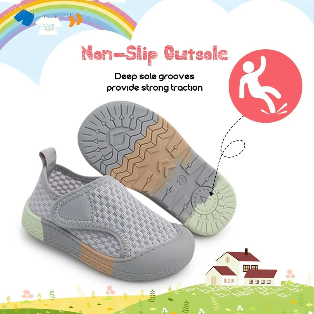 Toddler Girl Boys Shoes Kids Sneakers Mesh Toddler Tennis Shoes Flexible Toddler Walking Shoes Breathable