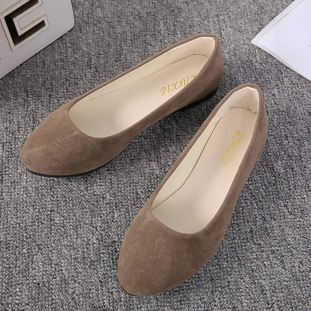 Walking Shoes Women Comfort Women Loafers Shoes Casual Slip on Non Slip Low Top CasualClosed Back Lightweight Breathable Christmas Tennis Shoes for Women Non Slip Shoes
