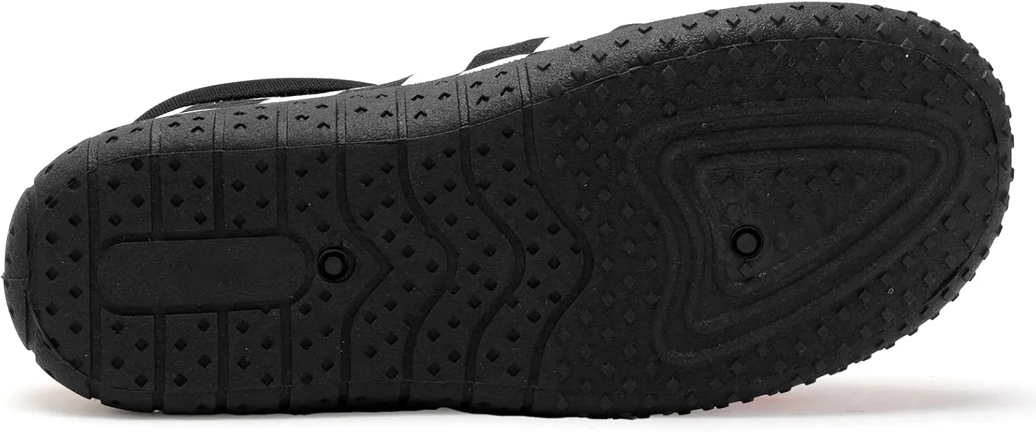 WateLves Toddler Water Shoes Kids Boys and Girls Quick Dry Lightweight Non-Slip Aqua Swim Socks with Flexible Thick Sole for Beach, Pool, Surfing