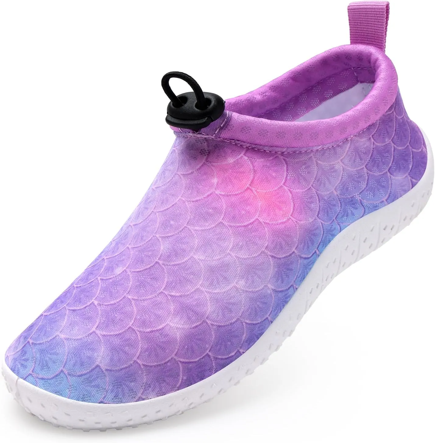 WateLves Toddler Water Shoes Kids Boys and Girls Quick Dry Lightweight Non-Slip Aqua Swim Socks with Flexible Thick Sole for Beach, Pool, Surfing
