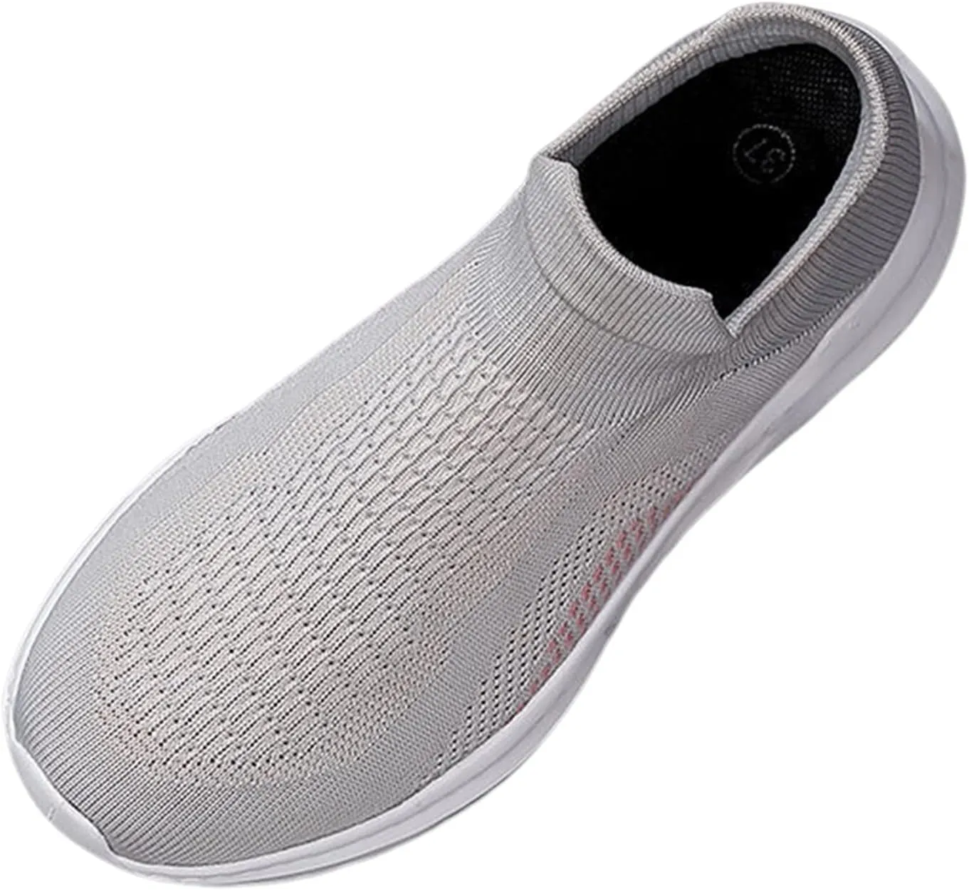 White Sneakers for Women Comfortable Women Orthopedic Sneakers Walking Womens Slip On Walking Sneakers Size 7 Womens Walking Shoes with Arch Support 9.5 Zapatos De Trabajo para Mujer Altos