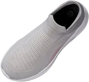 White Sneakers for Women Comfortable Women Orthopedic Sneakers Walking Womens Slip On Walking Sneakers Size 7 Womens Walking Shoes with Arch Support 9.5 Zapatos De Trabajo para Mujer Altos