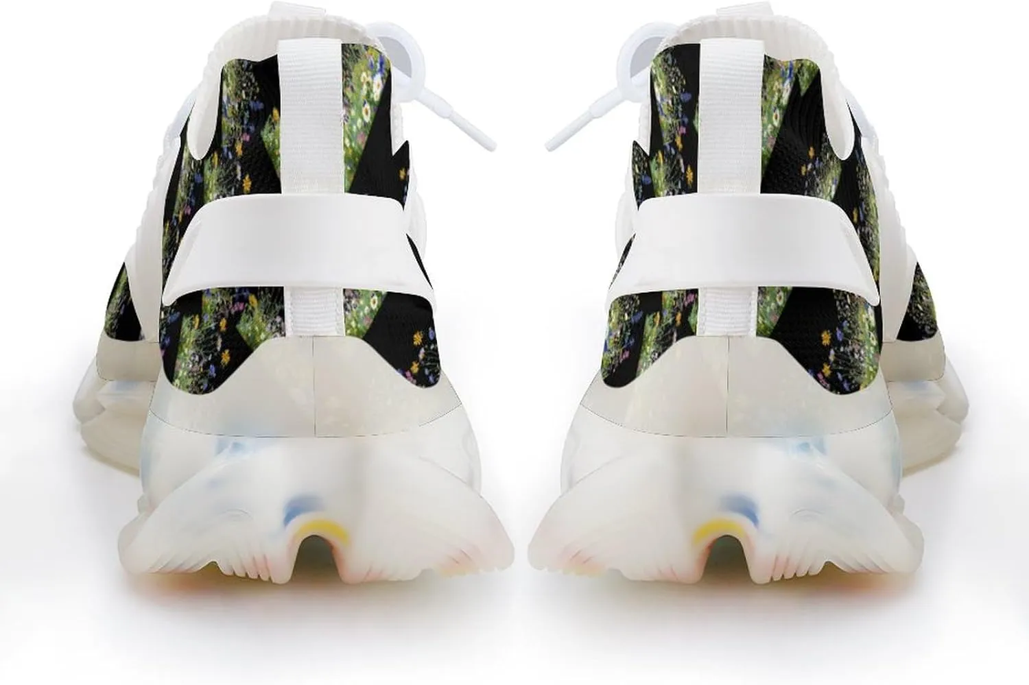 Wild Summer Flower Blooming Men's Running Shoes Lightweight Walking Shoe Breathable Sneaker