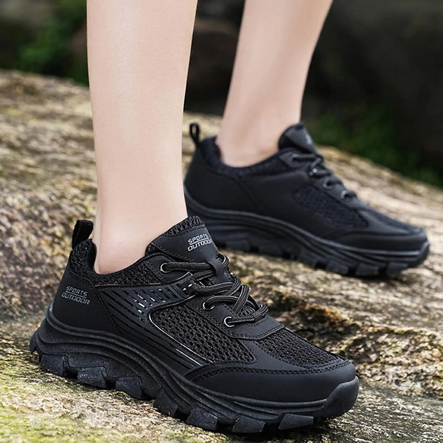 Women Sneakers Fashionable and Simple Solid Color New Summer Non Slip Mesh Breathable and Women Lightweight Shoe
